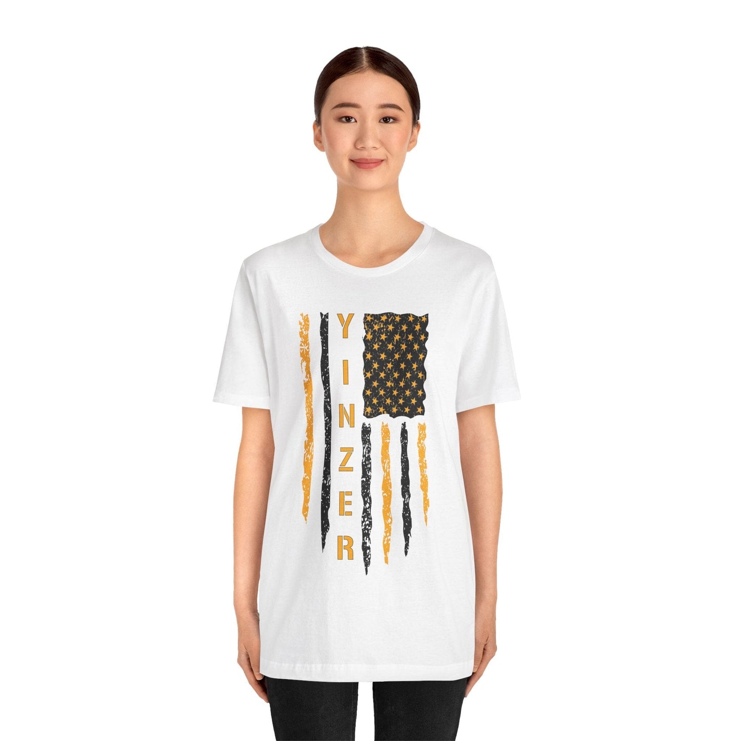 Yinzer Flag T-Shirt - Let Your Pittsburgh Pride Fly T-Shirt Printify