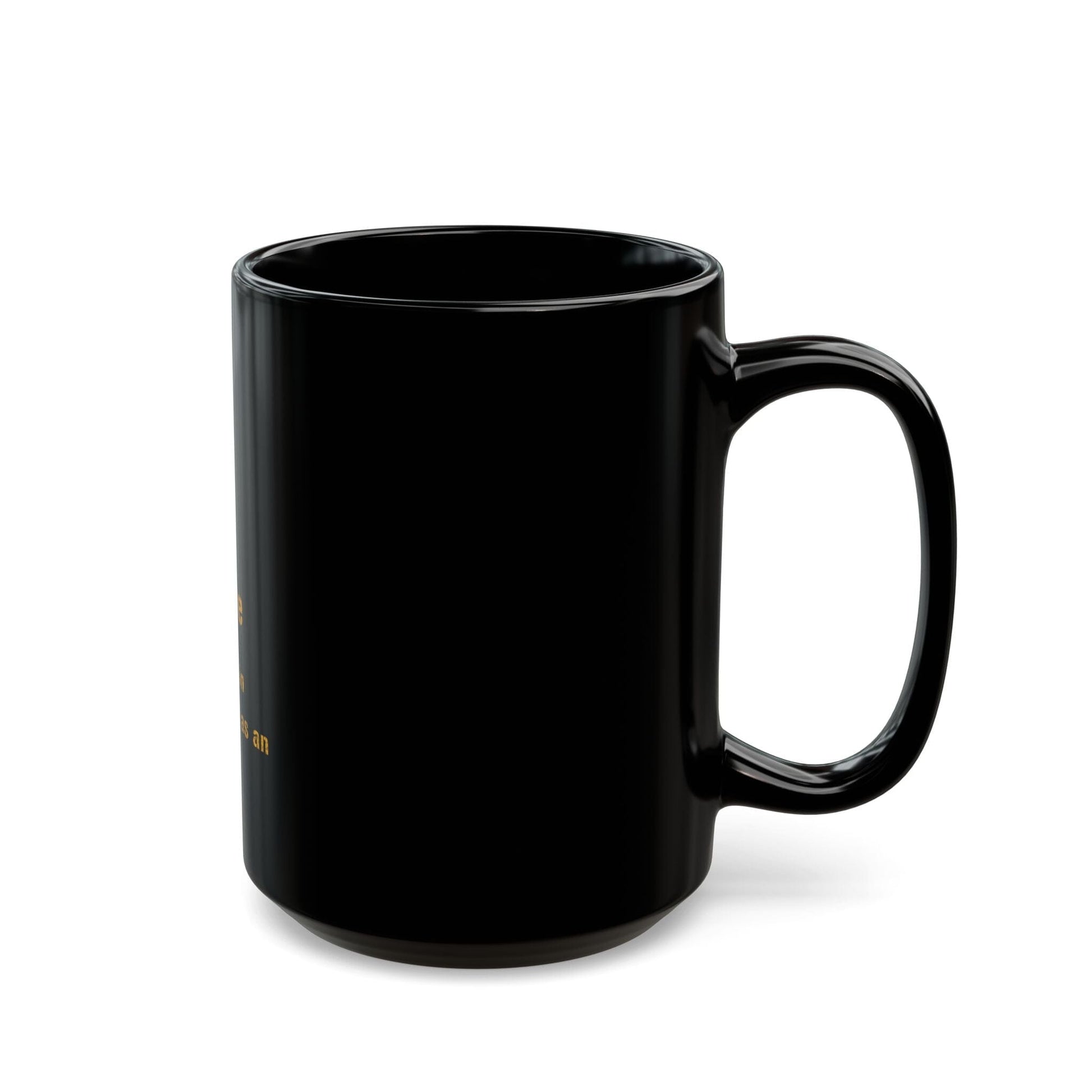 Nebby Coffee Mug Pittsburghese - Pittsburgheese Style - Black and Gold 11oz Mug - Great Gift for Yinzers! Mug Printify