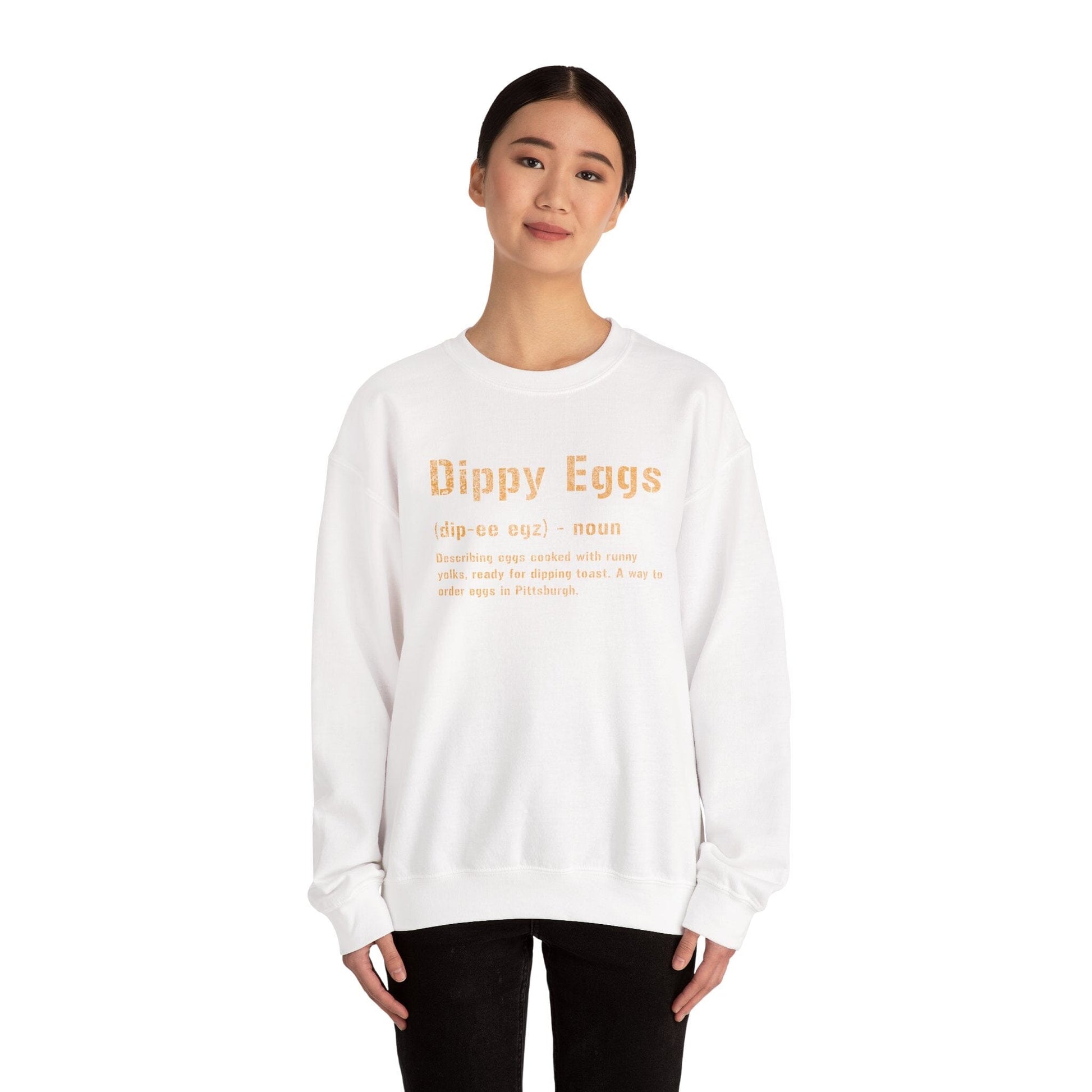Dippy Eggs Definition Sweatshirt - Pittsburghese Crewneck Sweatshirt Yinzergear