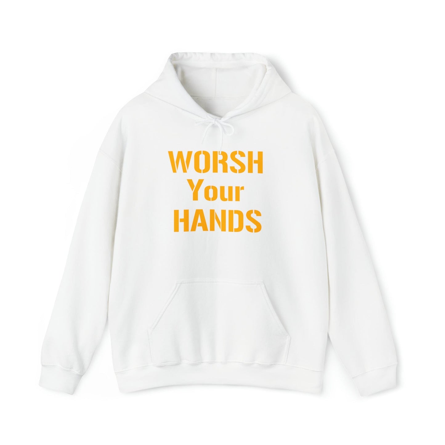 Worsh Your Hards Hoodie Hoodie Printify