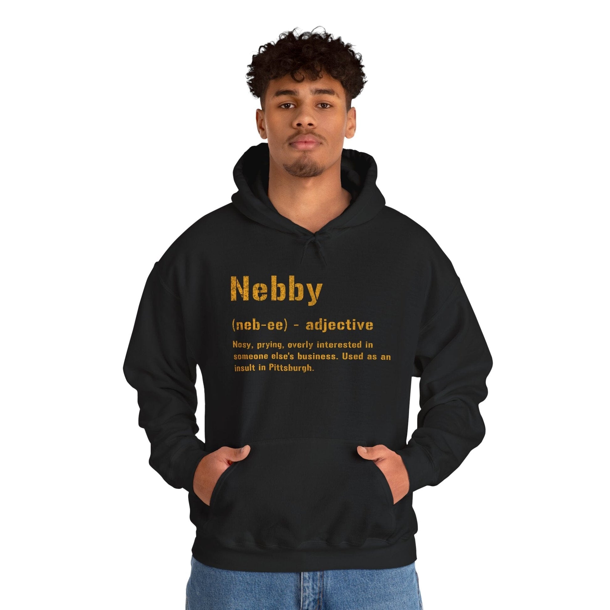 Nebby Definition Hoodie - Pittsburgh Pittsburghese Gift Hoodie Printify