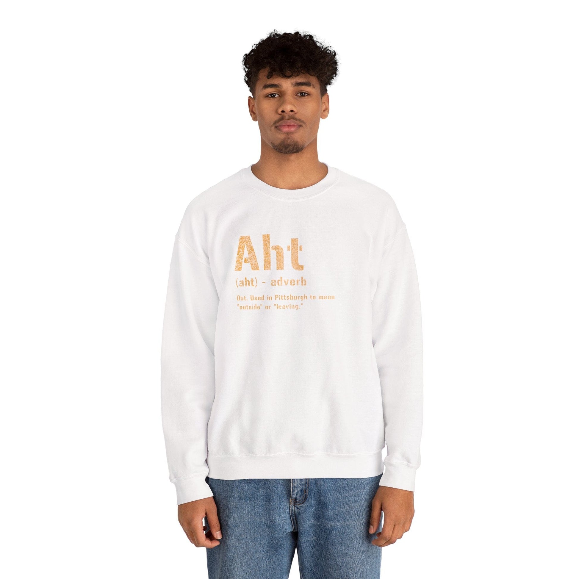 Aht Sweatshirt - Pittsburghese Crewneck Sweatshirt Yinzergear
