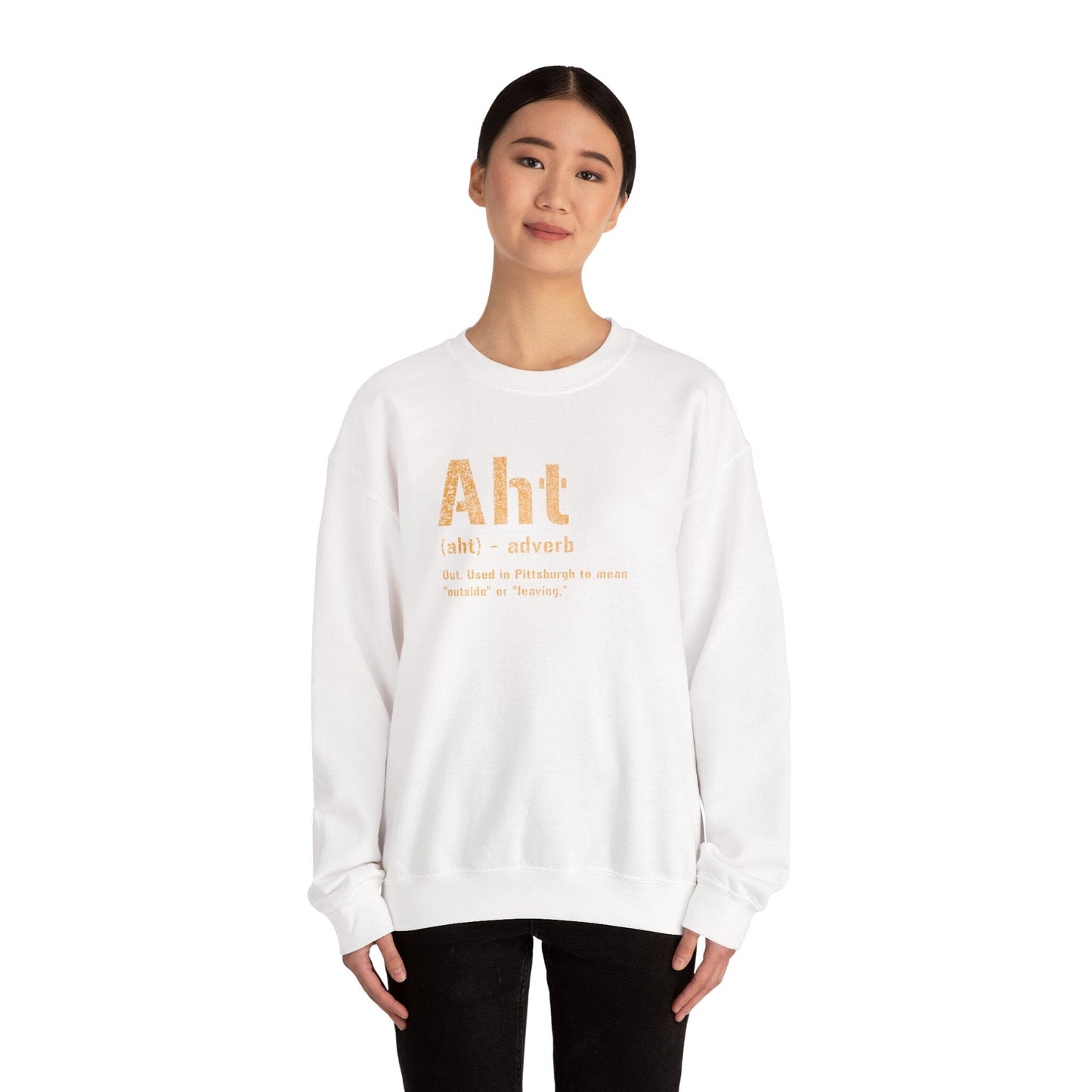 Aht Sweatshirt - Pittsburghese Crewneck Sweatshirt Yinzergear