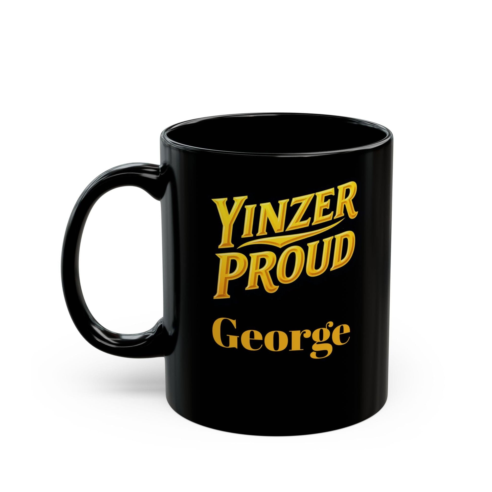 Custom Black Ceramic Mug - Personalized Design Coffee Mug Mug Printify