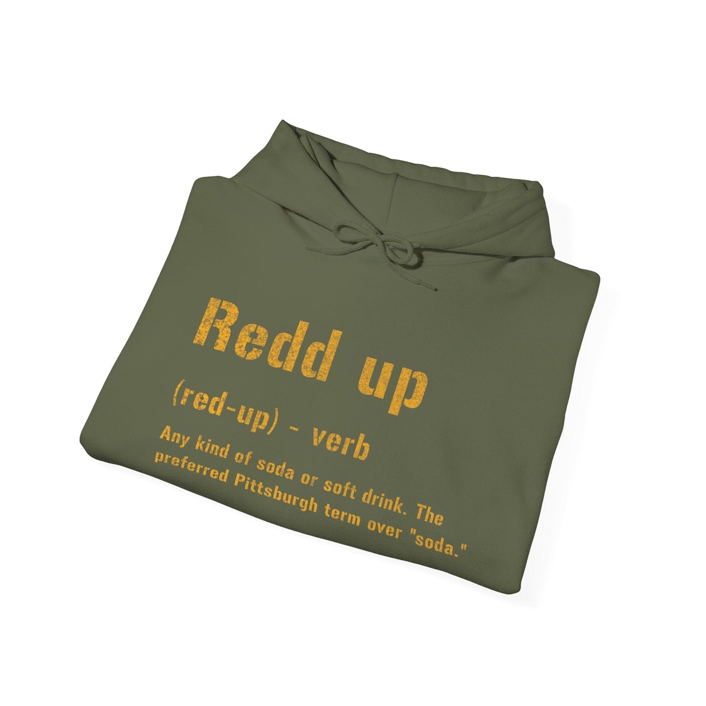 Redd Up Hoodie - Pittsburghese Sweatshirt Hoodie Printify