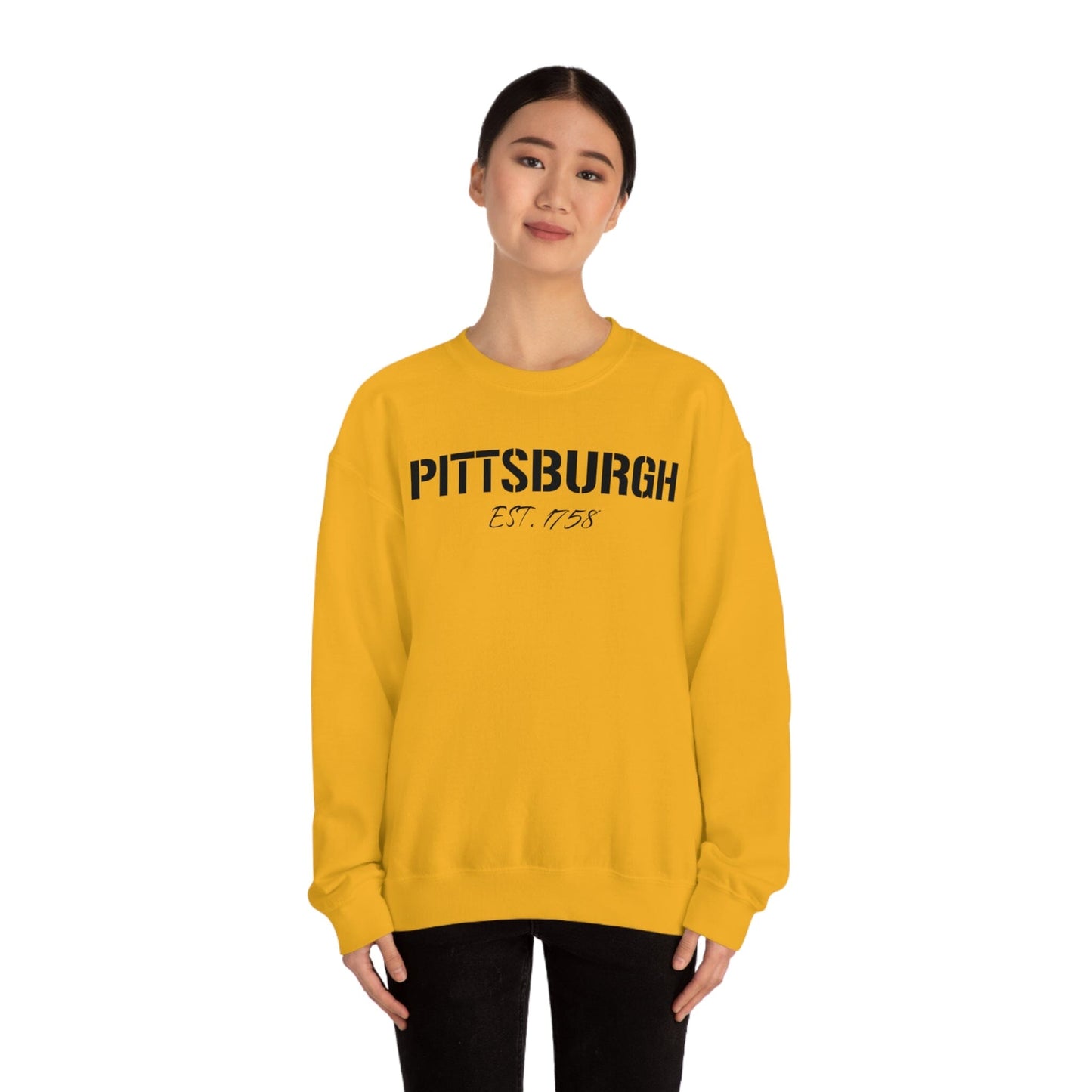 Pittsburgh EST 1758 Sweatshirt Sweatshirt Printify