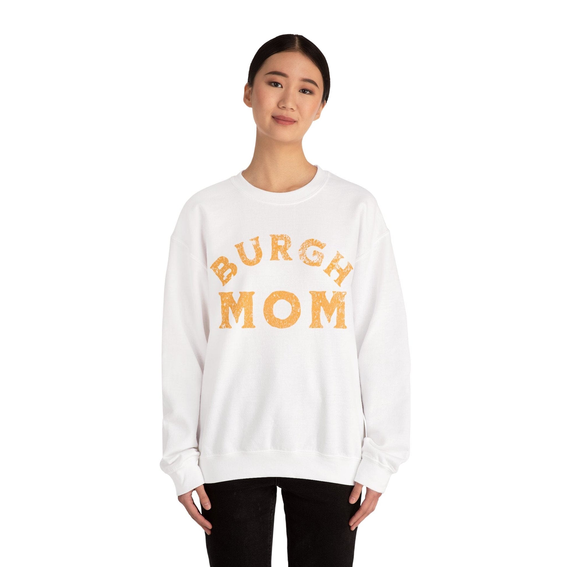 Burgh Mom Sweatshirt - Pittsburgh Mom Gift Sweatshirt Yinzergear