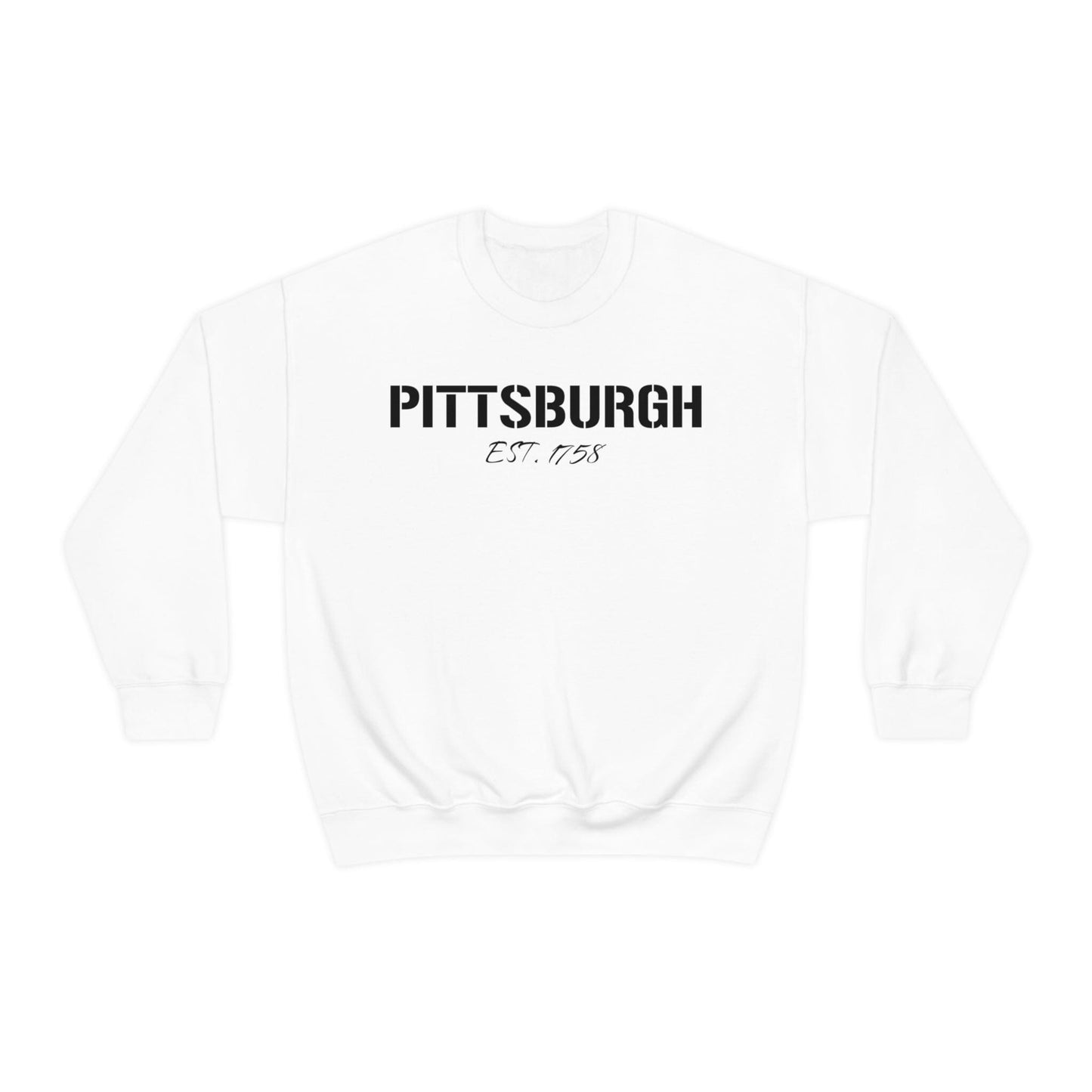 Pittsburgh EST 1758 Sweatshirt Sweatshirt Printify
