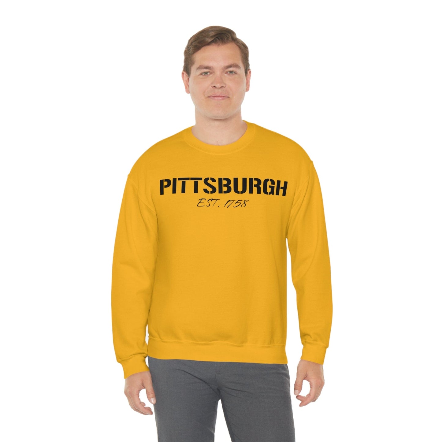 Pittsburgh EST 1758 Sweatshirt Sweatshirt Printify