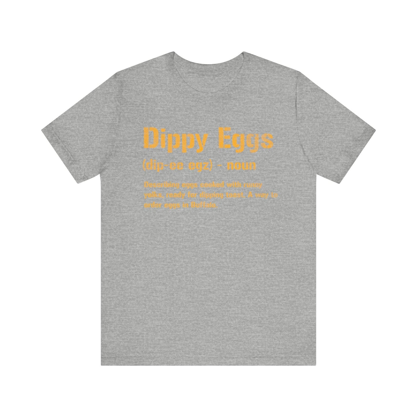 Dippy Eggs Tee - Buffalo New York Regional Shirt T-Shirt Printify Athletic Heather S