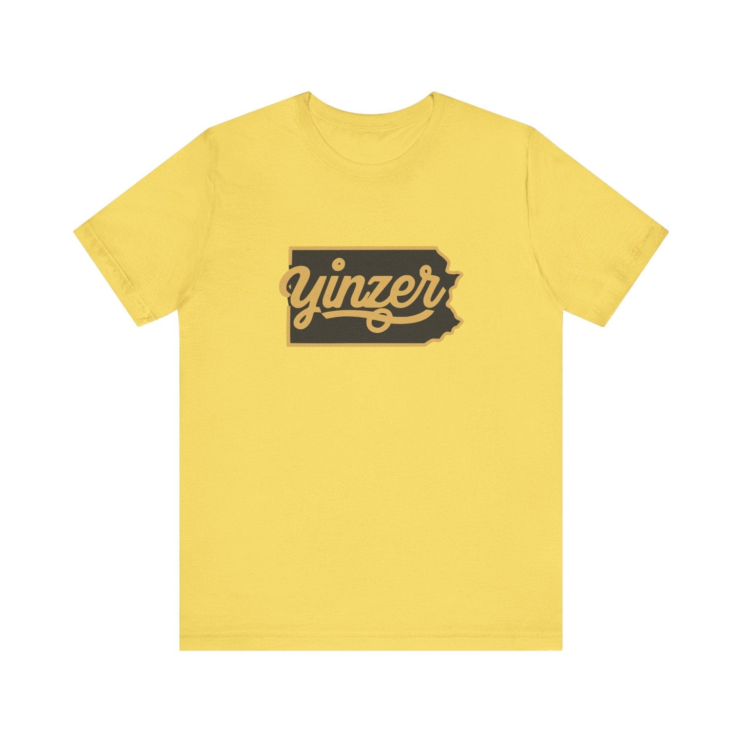 Yinzer State of Mind T-Shirt - Pennsylvania Pride Tee T-Shirt Printify Maize Yellow XS