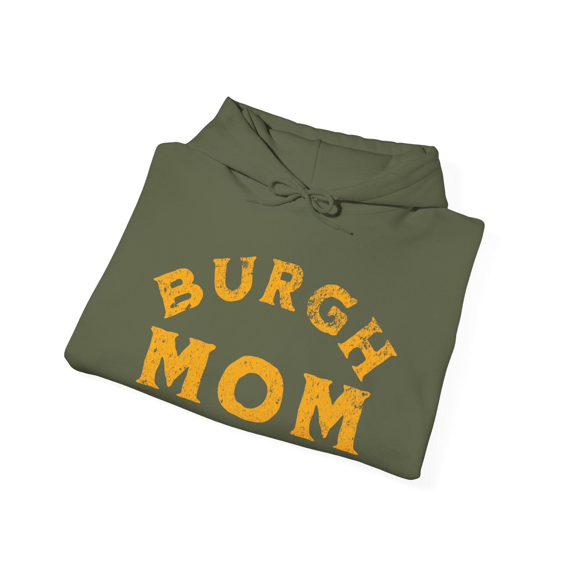 Burgh Mom Hoodie - Pittsburgh Mom Sweatshirt Gift Hoodie Printify