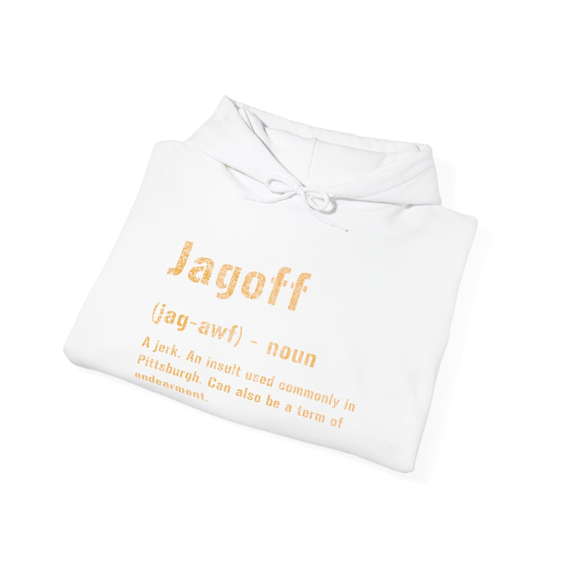 Jagoff Unisex Hoodie - Pittsburghese Yinzer Clothing Hoodie Printify