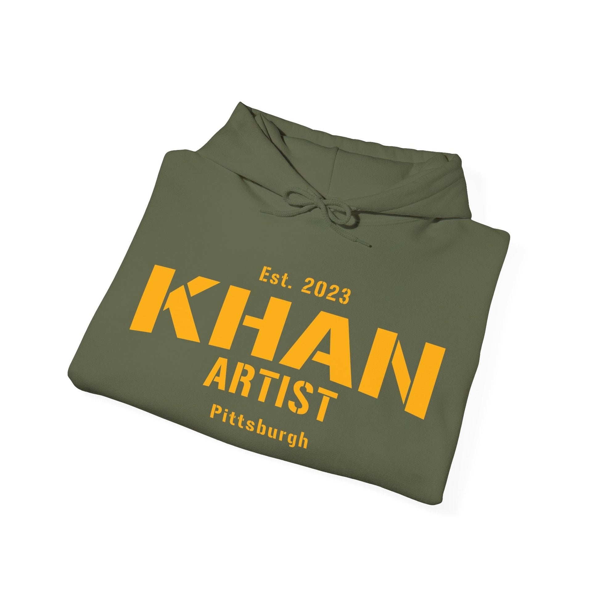 Khan Artist Hoodie - Pittsburgh Creative Apparel Hoodie Printify