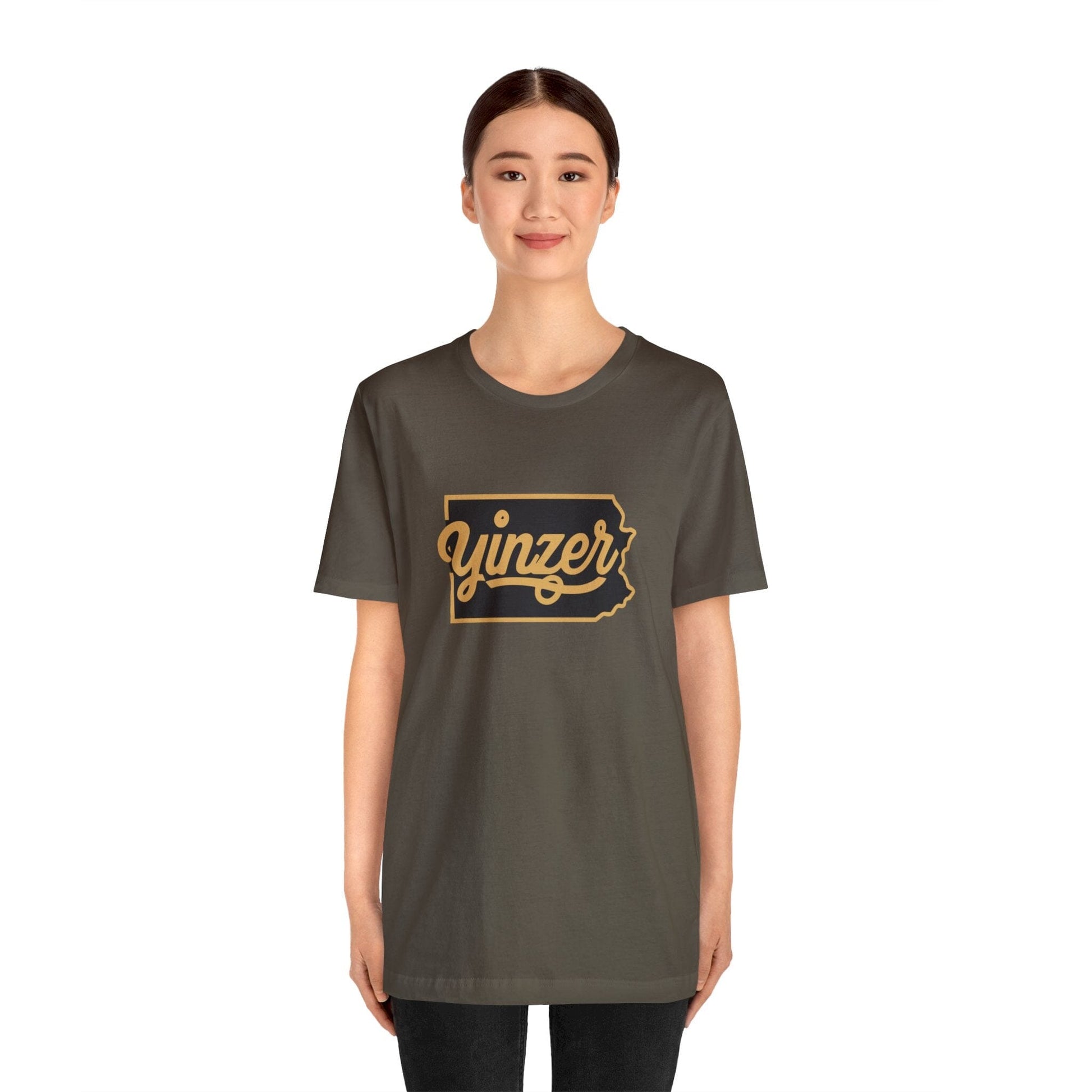 Yinzer State of Mind Tee - Signature Pittsburgh Apparel | Yinzergear T-Shirt Printify