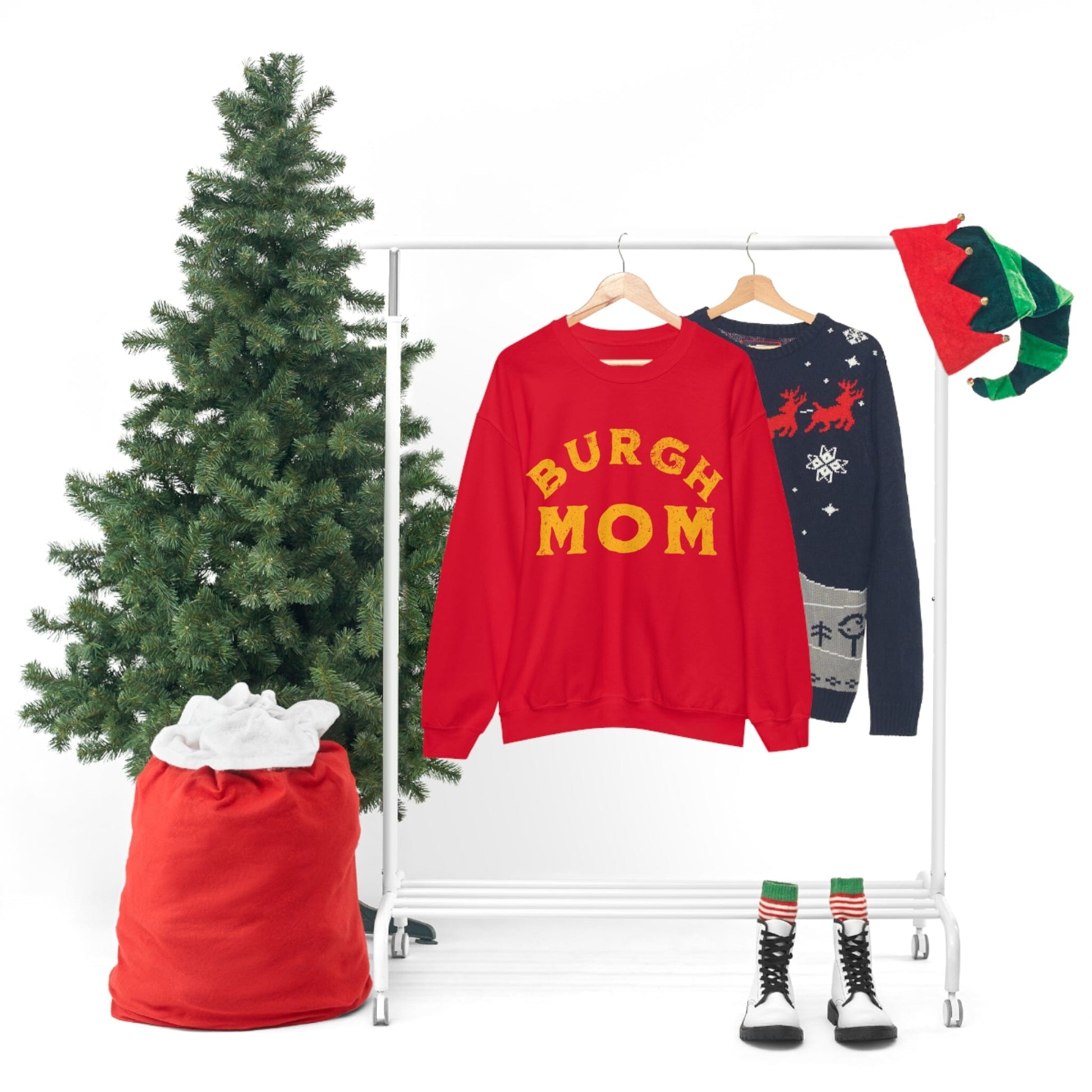 Burgh Mom Sweatshirt Sweatshirt Printify