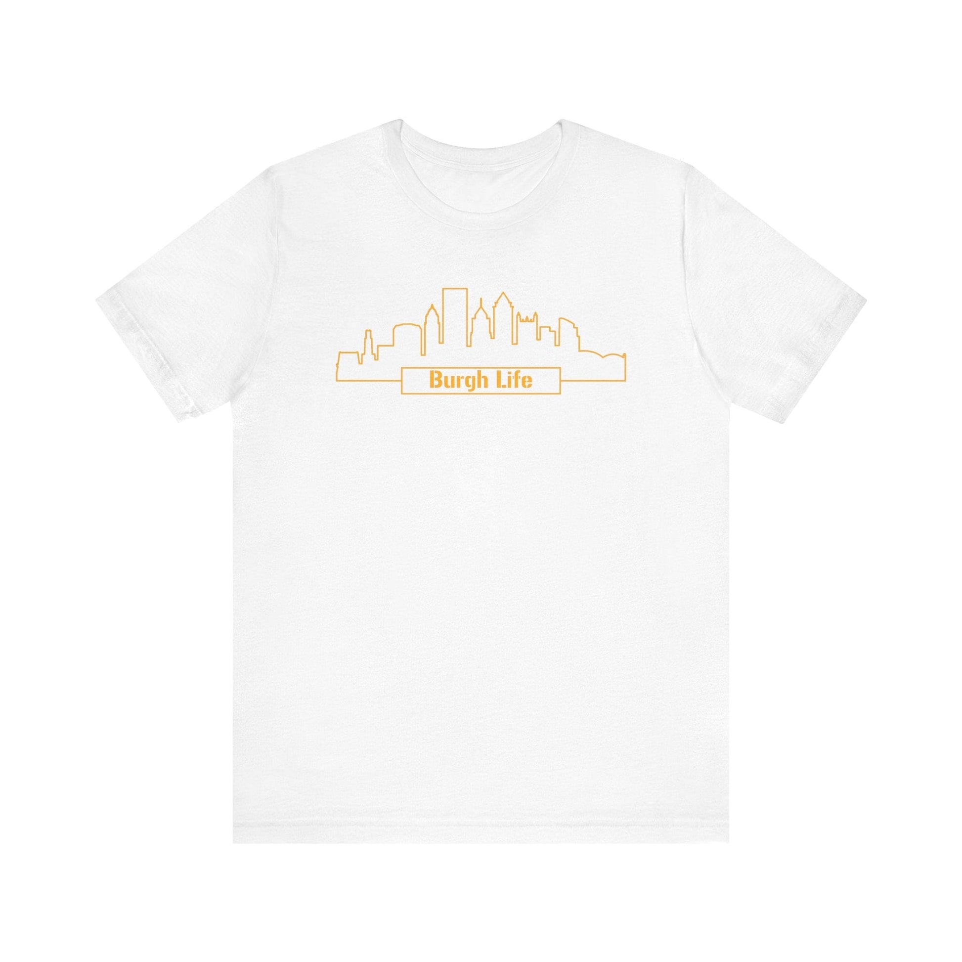 Burgh Life Pittsburgh Skyline Tee - Steel City Shirt T-Shirt Printify