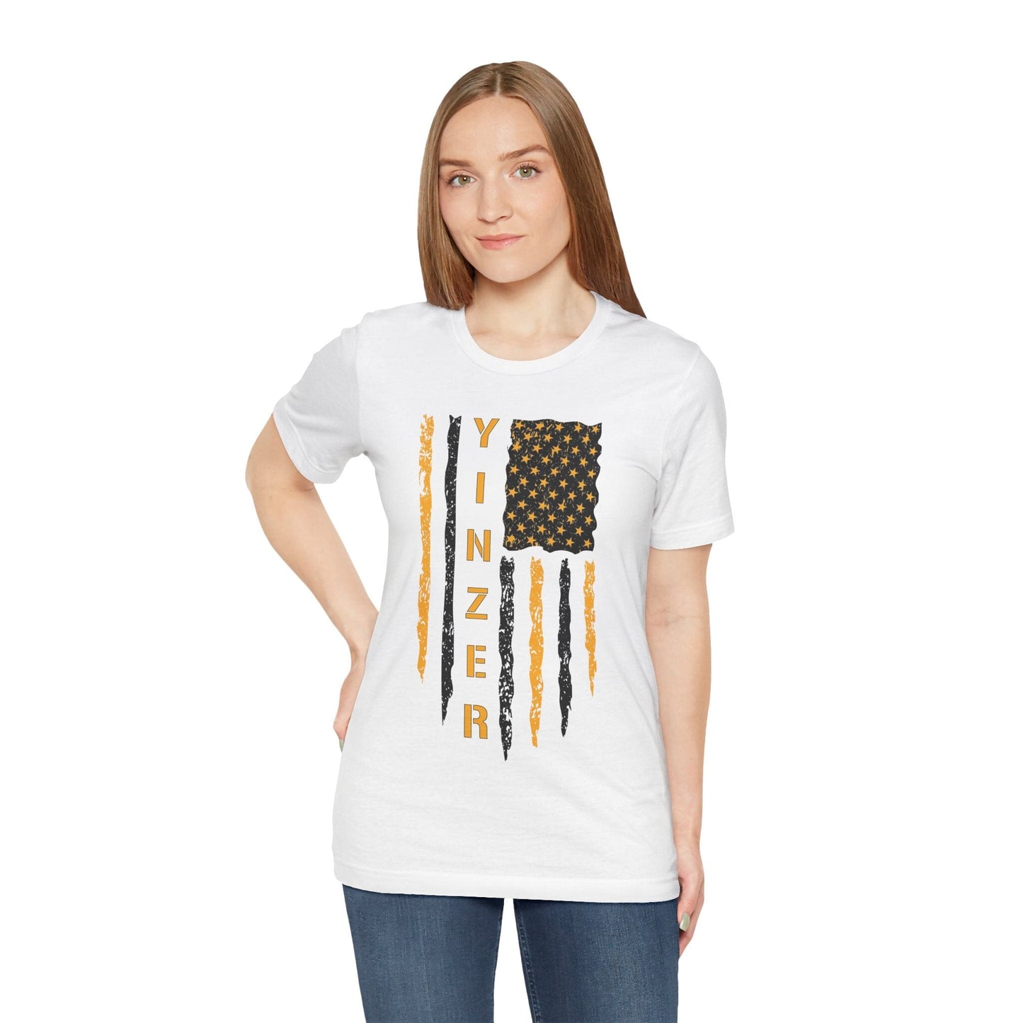 Yinzer Flag T-Shirt - Let Your Pittsburgh Pride Fly T-Shirt Printify