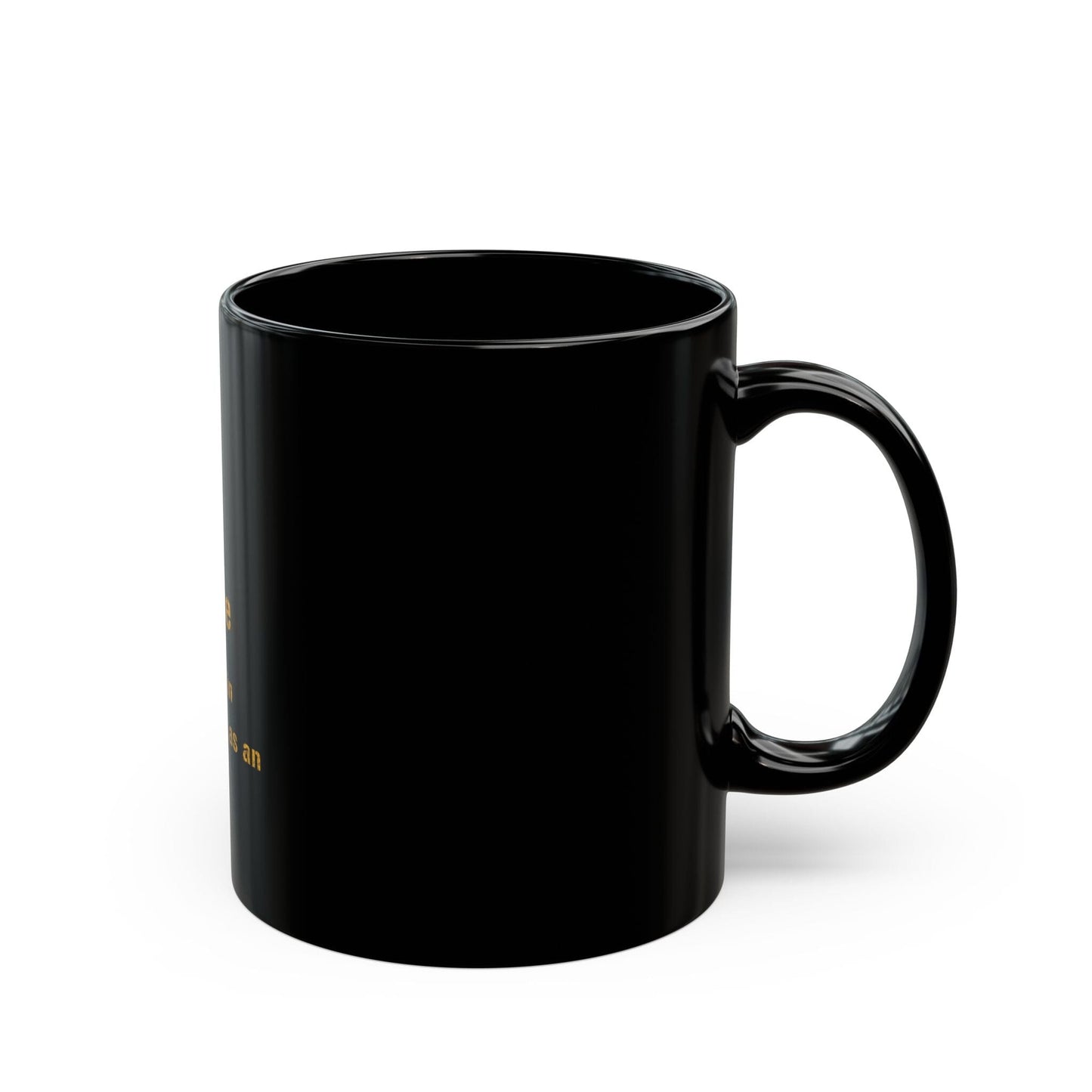 Nebby Coffee Mug Pittsburghese - Pittsburgheese Style - Black and Gold 11oz Mug - Great Gift for Yinzers! Mug Printify