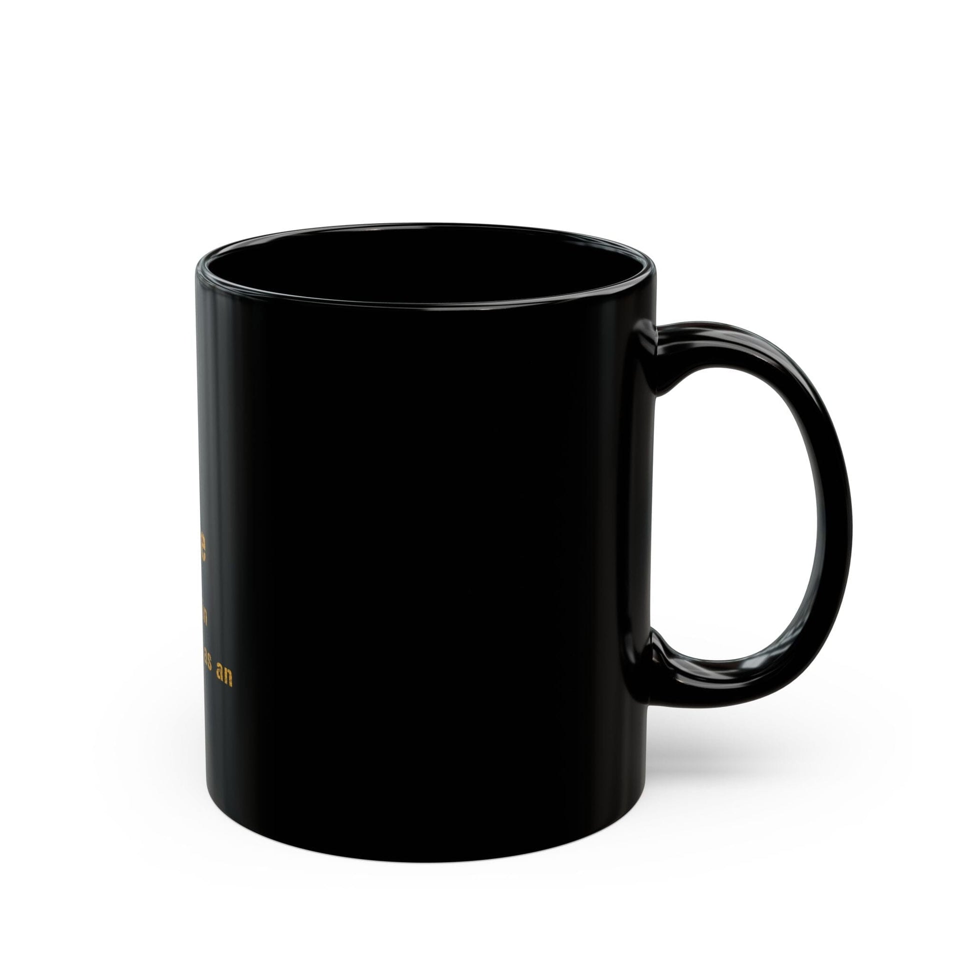 Nebby Coffee Mug Pittsburghese - Pittsburgheese Style - Black and Gold 11oz Mug - Great Gift for Yinzers! Mug Printify