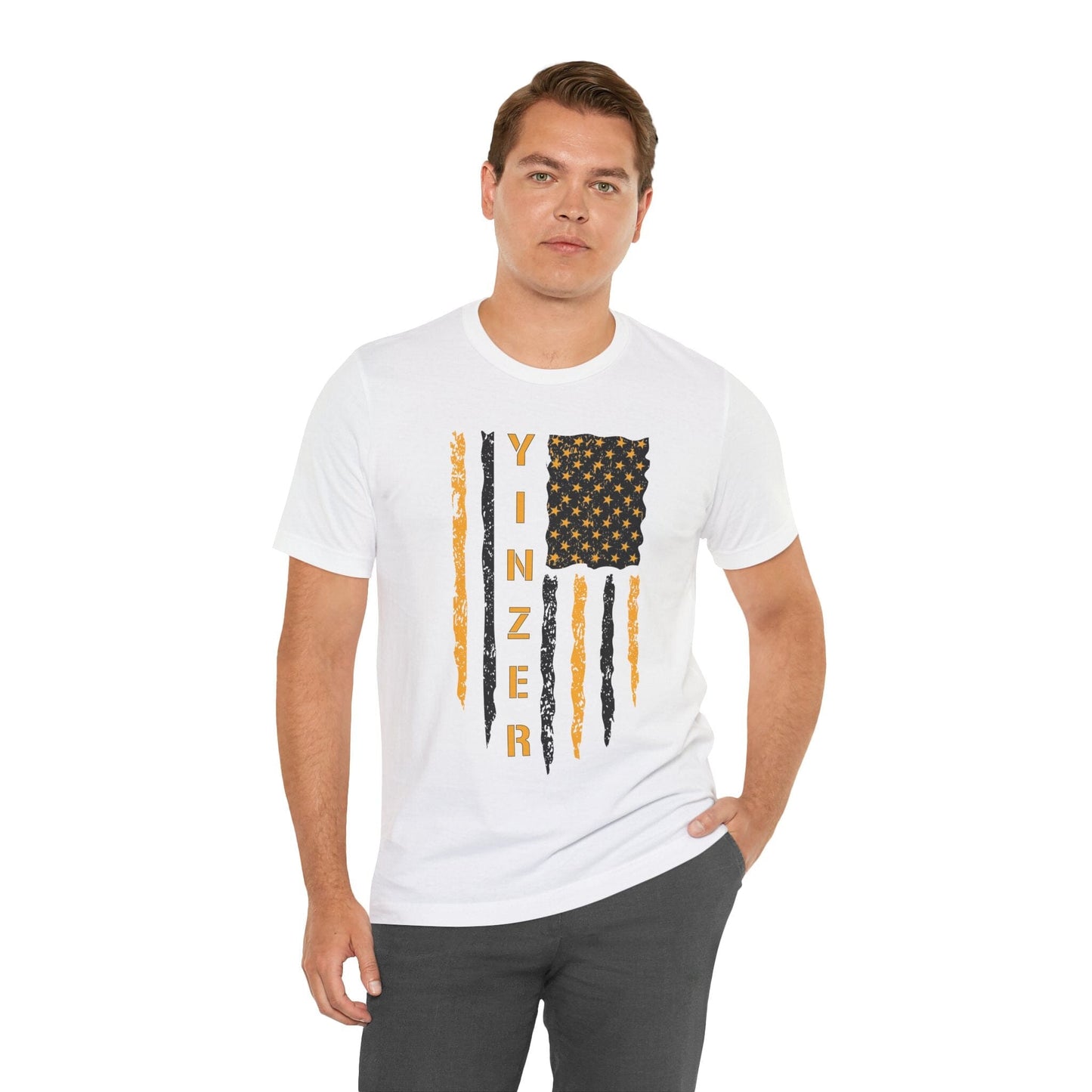 Yinzer Flag T-Shirt - Let Your Pittsburgh Pride Fly T-Shirt Printify
