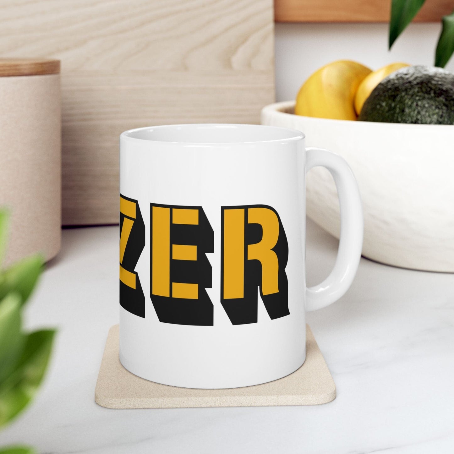 Yinzer Coffee Mug – 11oz Ceramic Mug for Pittsburgh Lovers | Microwave & Dishwasher Safe | Steel City 412 Cup Mug Printify