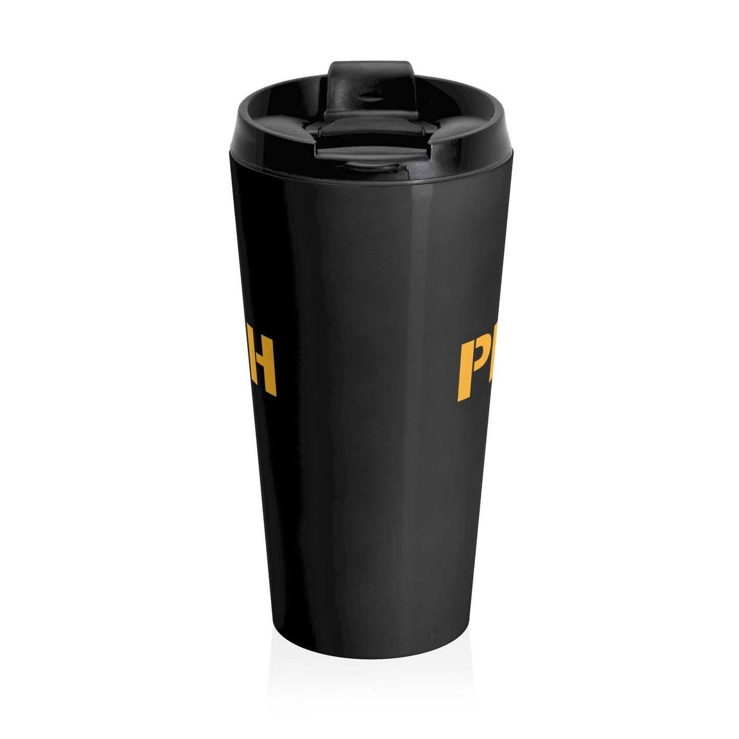Pittsburgh Est 1758 Stainless Steel Travel Mug - Black Mug Printify