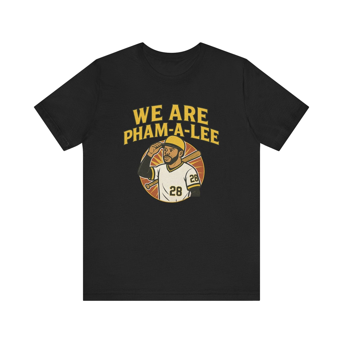 We Are Pham-a-Lee T-Shirt – Tommy Pham Baseball Fan Shirt - Pittsburgh Pirates 1979 Throwback Shirt T-Shirt Yinzergear Black S