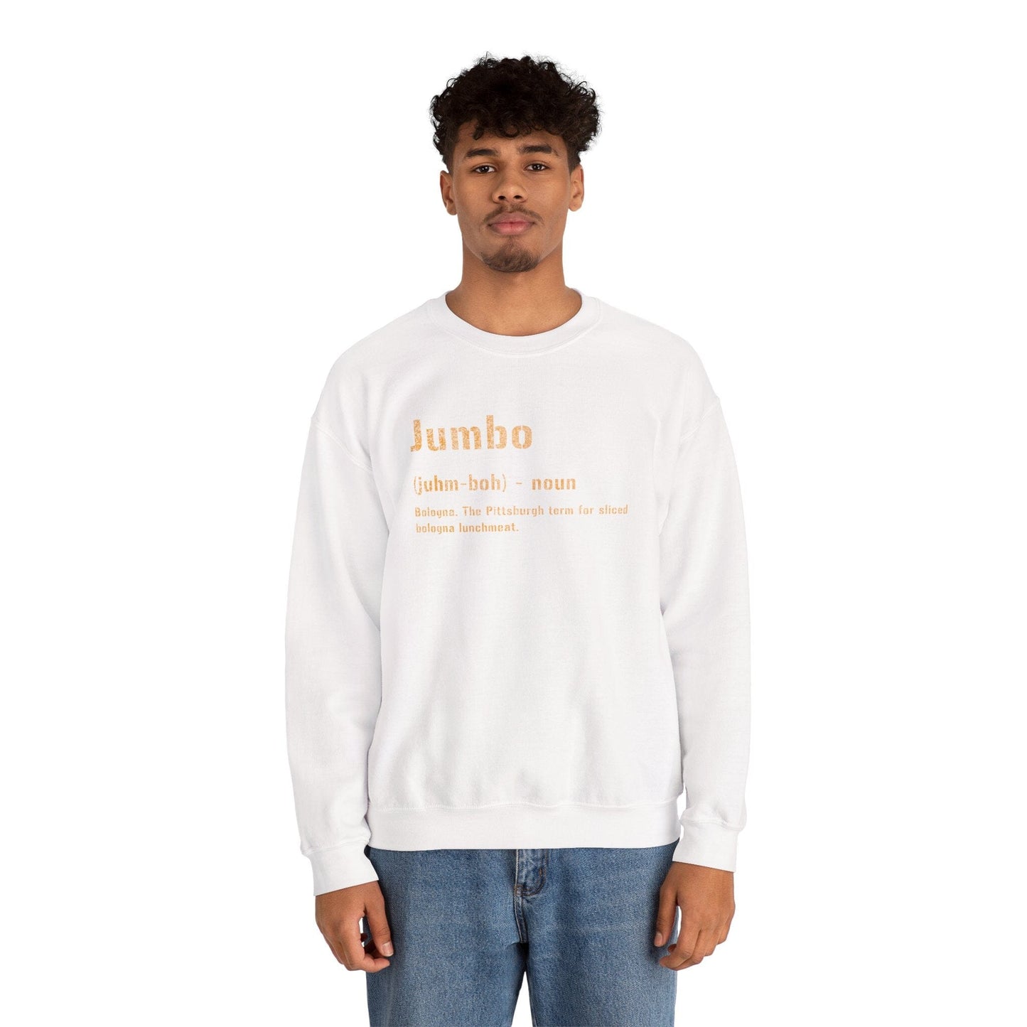 Jumbo Definition Sweatshirt - Pittsburghese Crewneck Sweatshirt Yinzergear