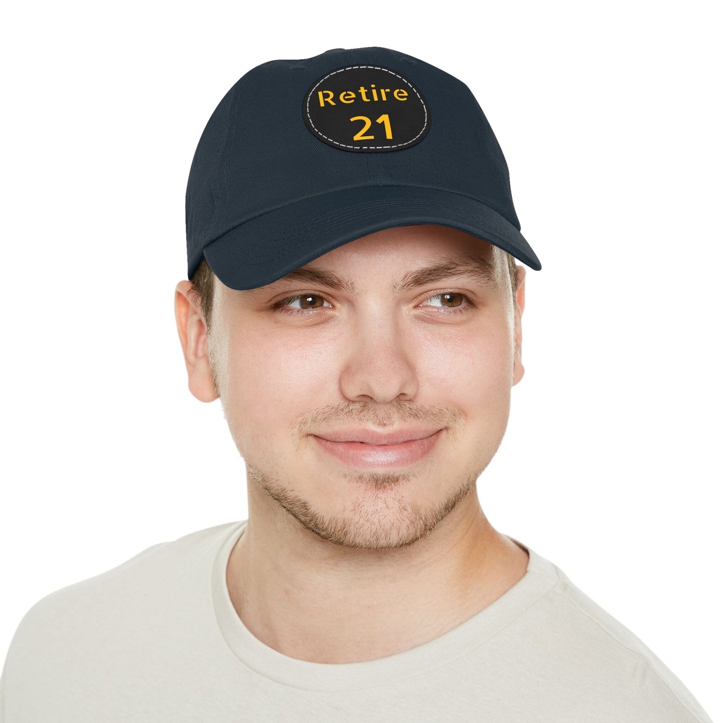 Retire 21 Hat With Leather Patch Hats Yinzergear