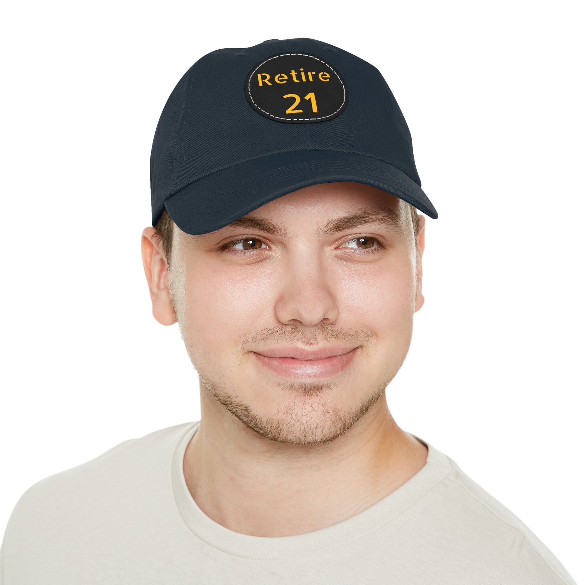 Retire 21 Hat With Leather Patch Hats Yinzergear