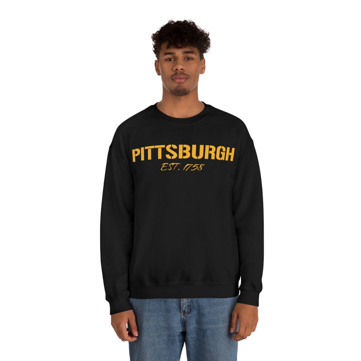 Pittsburgh EST 1758 Sweatshirt Sweatshirt Printify