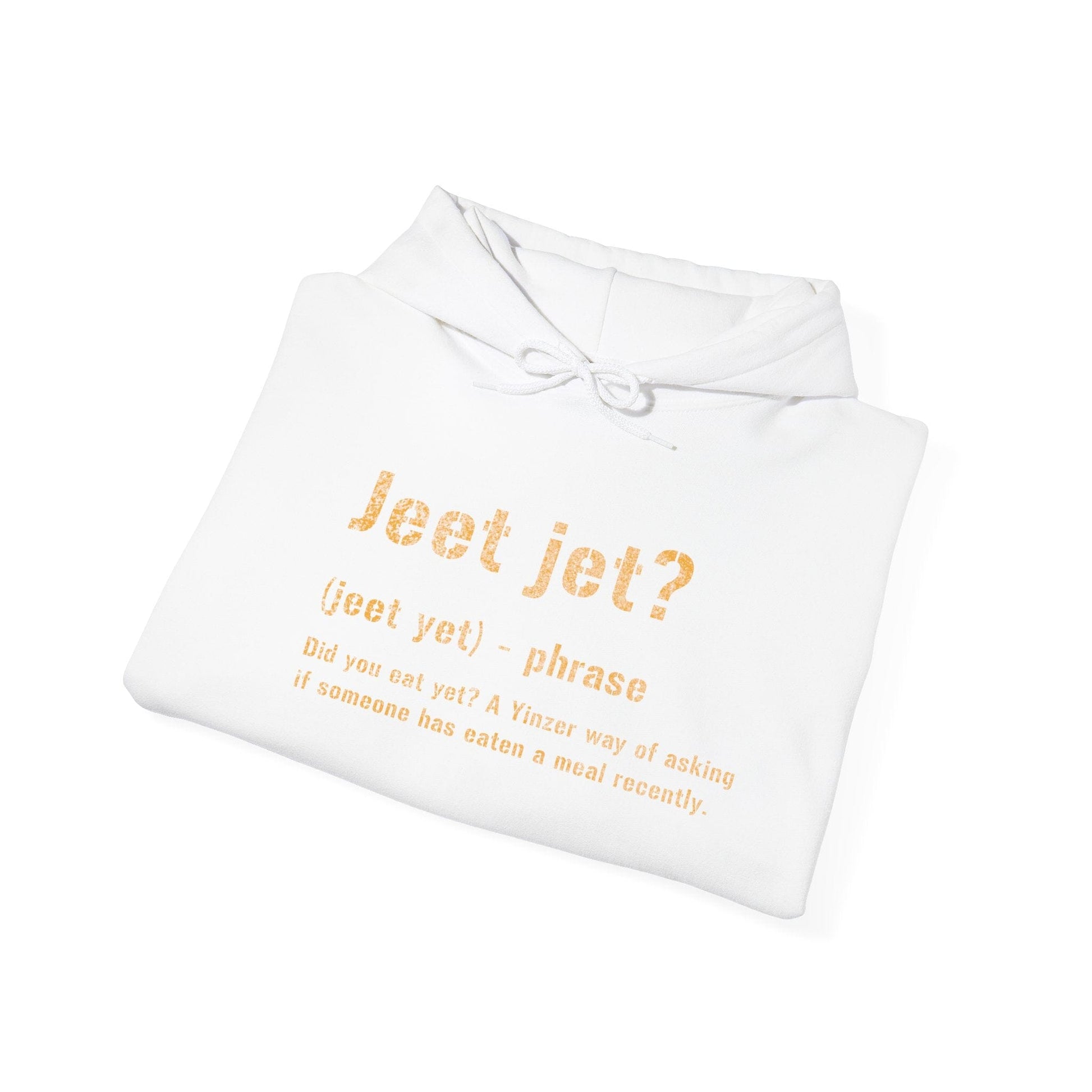 Jeet Jet Pittsburghese Hoodie – Funny Yinzer Hooded Sweatshirt, Burgh Proud Apparel, Steel City Slang Hoodie Printify