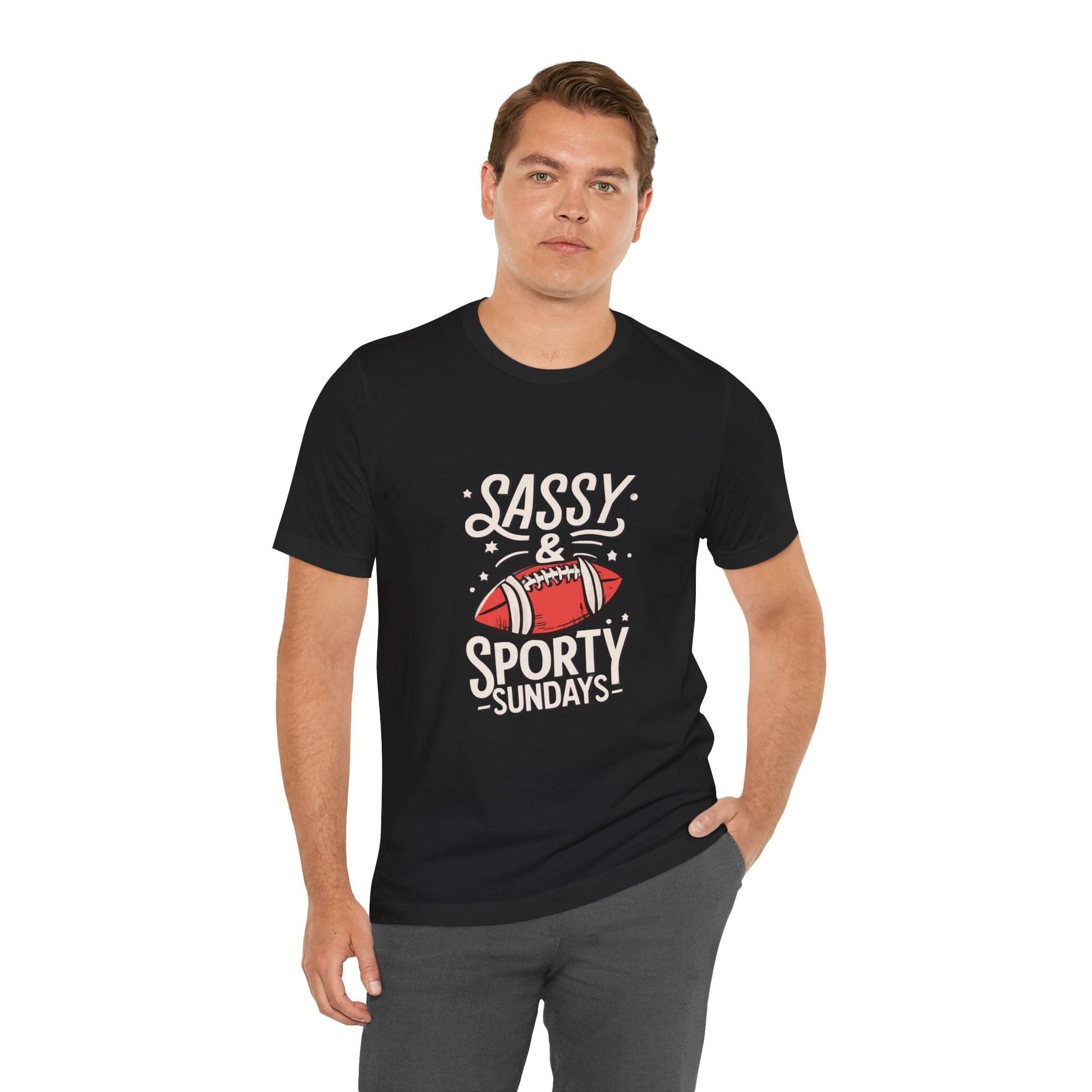 Football Sunday Tee - Sassy Sporty Game Day Shirt T-Shirt Printify