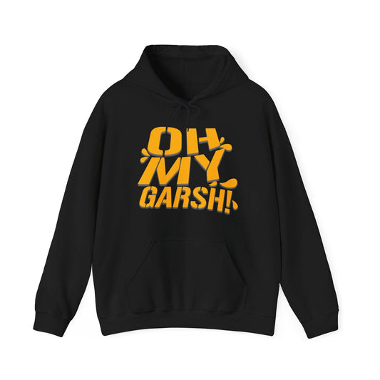 Oh My Garsh Hoodie - Pittsburgh Yinzer Sweatshirt Hoodie Printify Black S