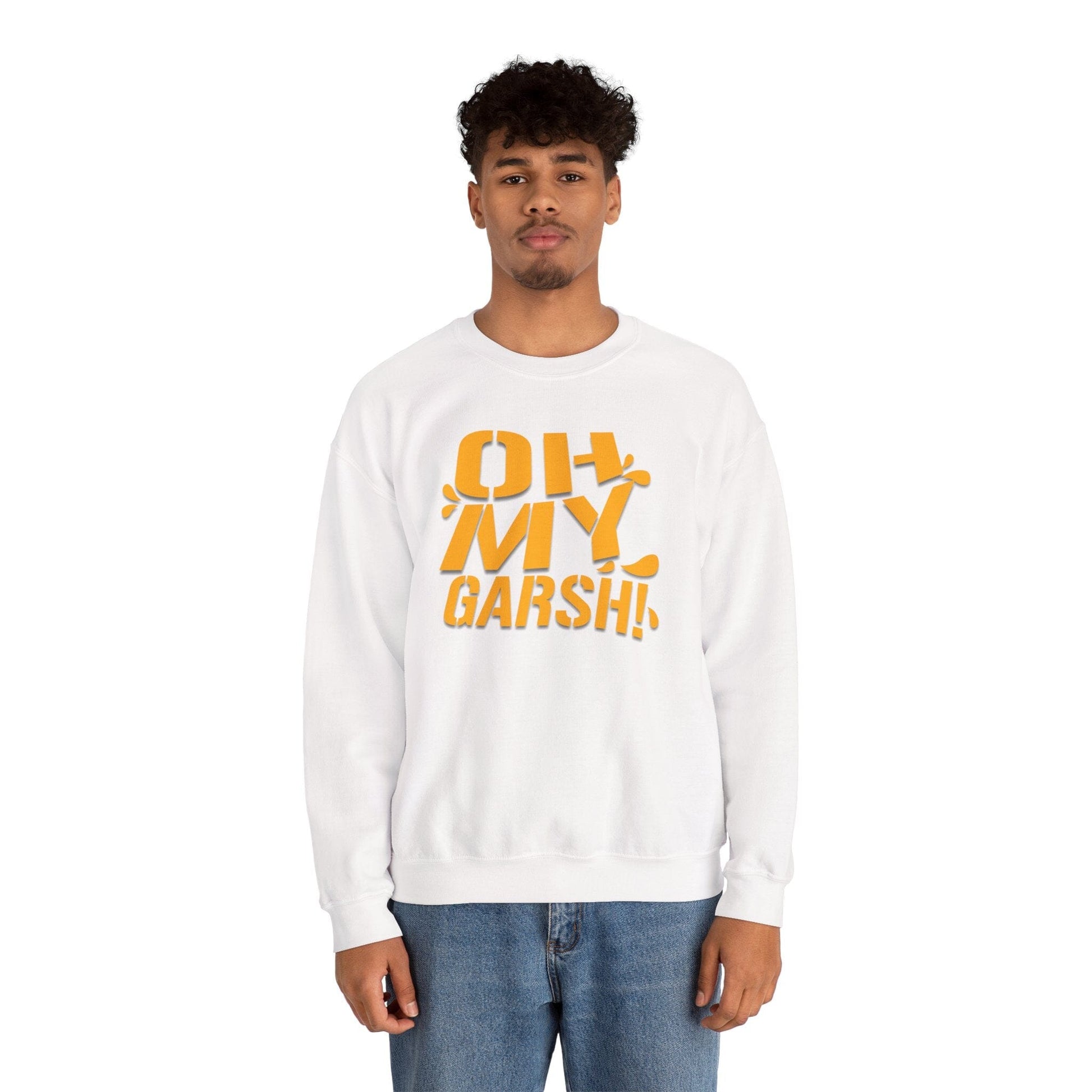 Oh My Garsh Sweatshirt - Pittsburghese Crewneck Sweatshirt Yinzergear