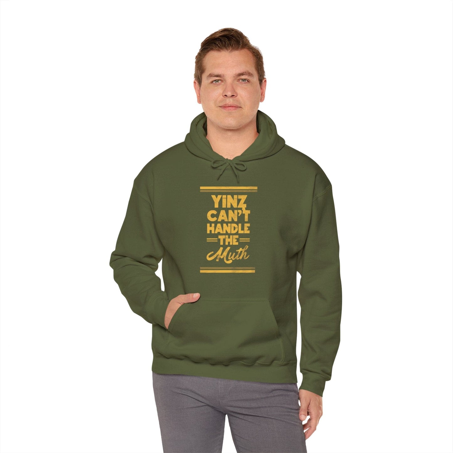 Pat Friermuth Fan Hoodie | Yinz Can't Handle the Muth | Pittsburgh Football Hoodie Hoodie Yinzergear