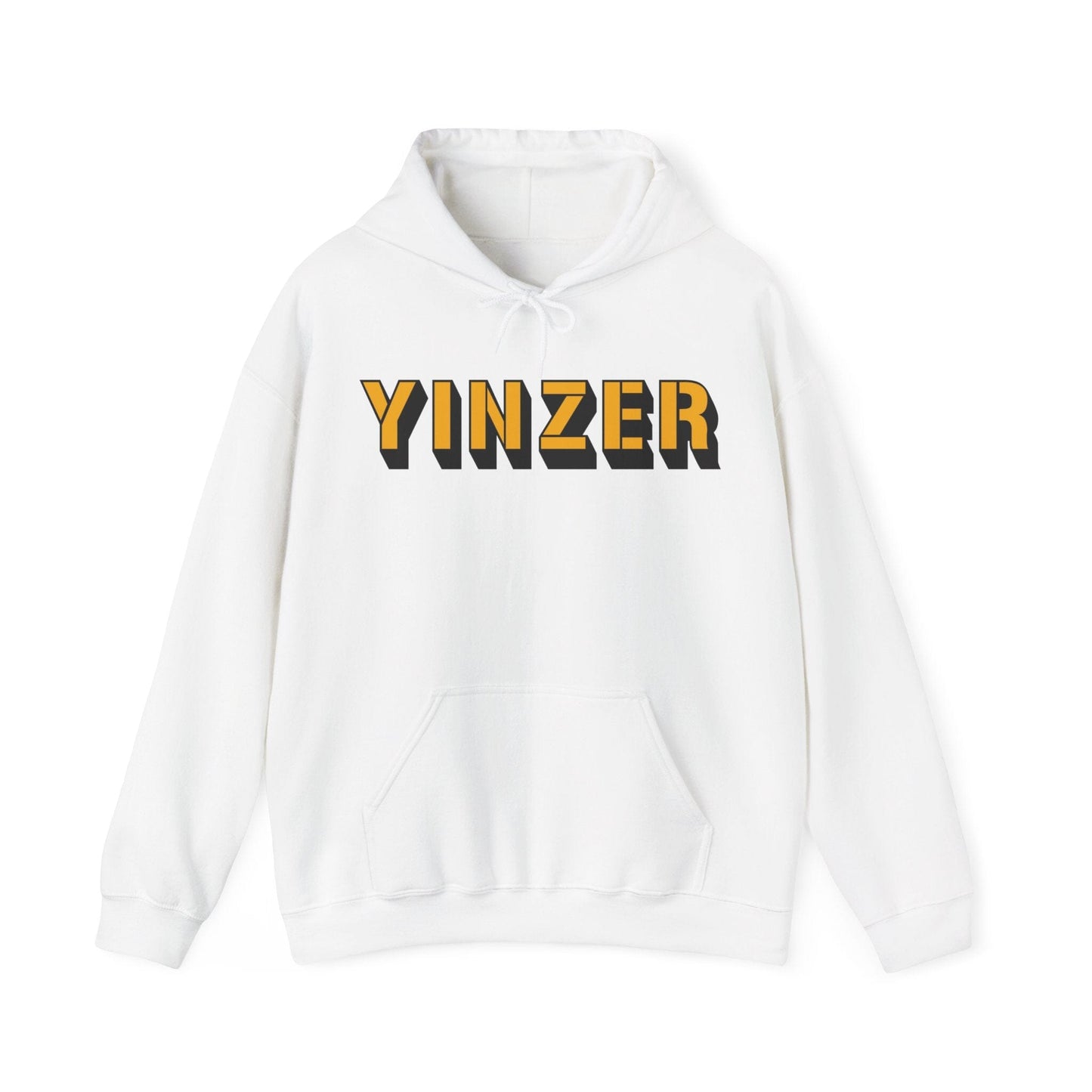 Yinzer Hoodie - Pittsburgh Pride Sweatshirt Hoodie Printify White S