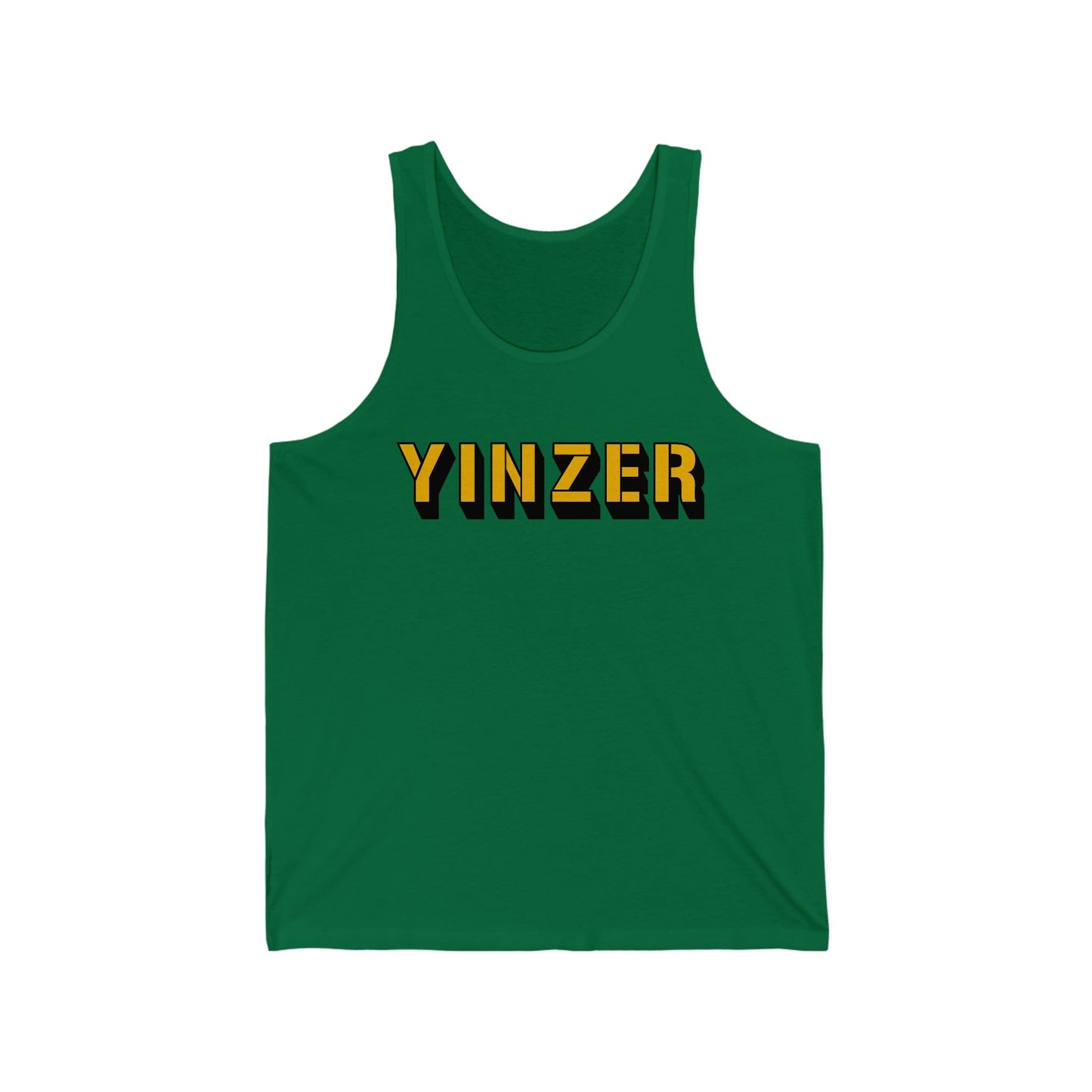 Yinzer Tank Top, Pittsburgh Unisex Tank, Men's Yinzer Tank Top, Women's Yinzer Tank Tank Top Printify XS Kelly