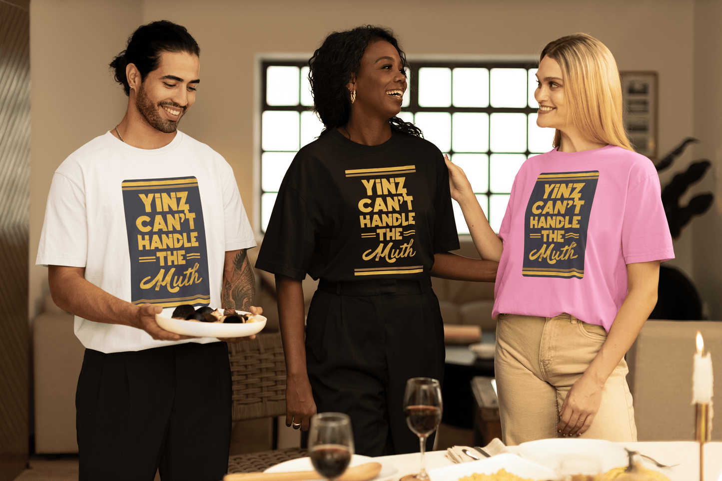 Yinz Can't Handle the Muth T-Shirt T-Shirt Yinzergear