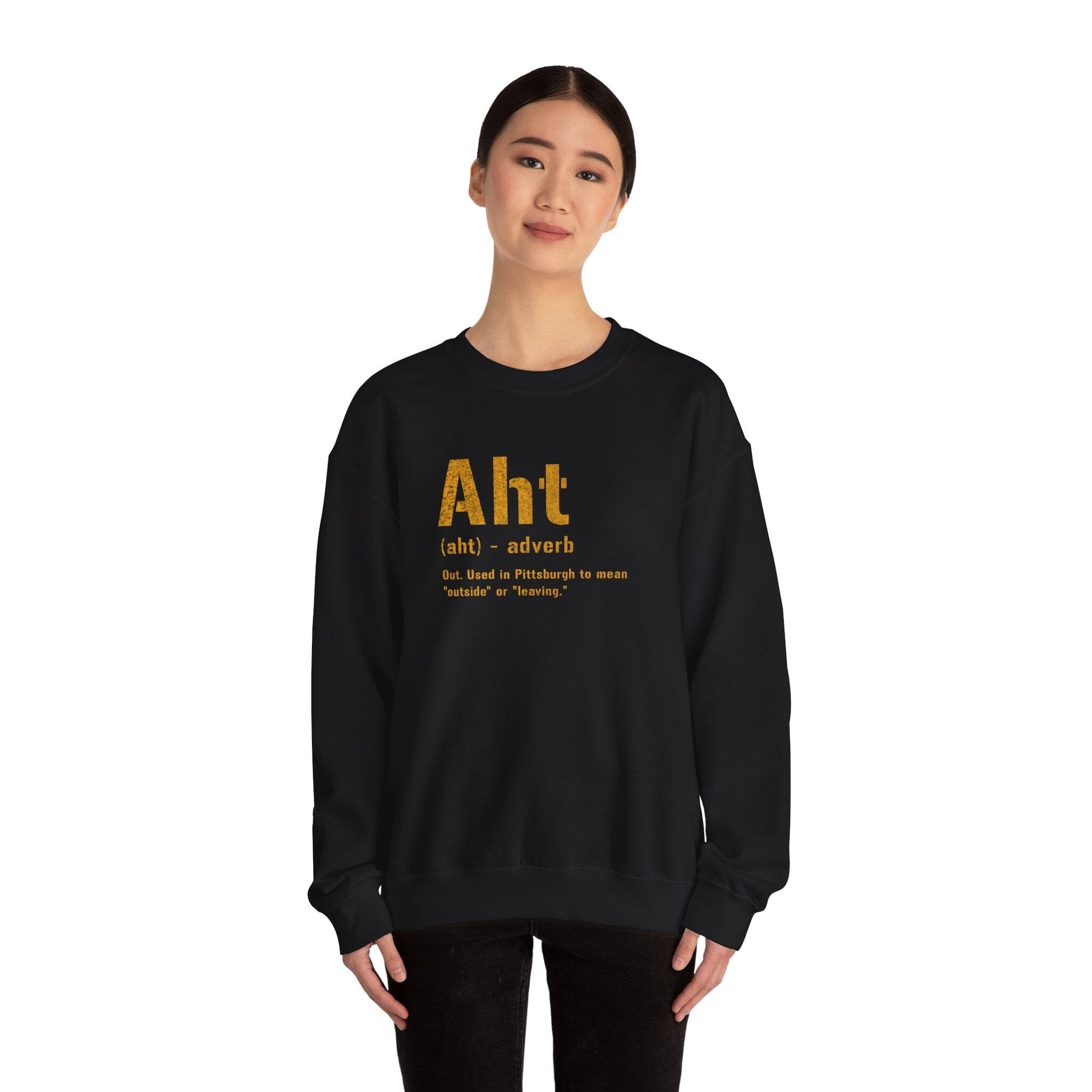 Aht Sweatshirt - Pittsburghese Crewneck Sweatshirt Yinzergear