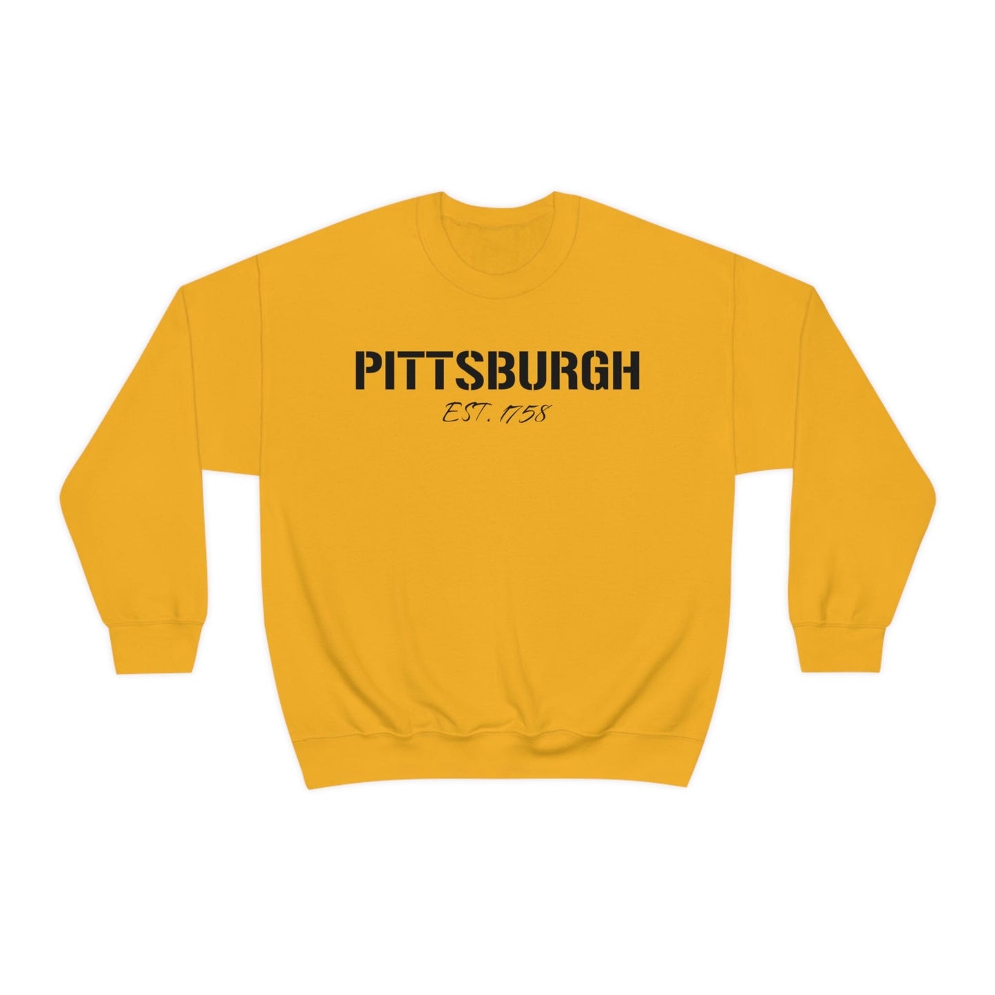 Pittsburgh EST 1758 Sweatshirt Sweatshirt Printify