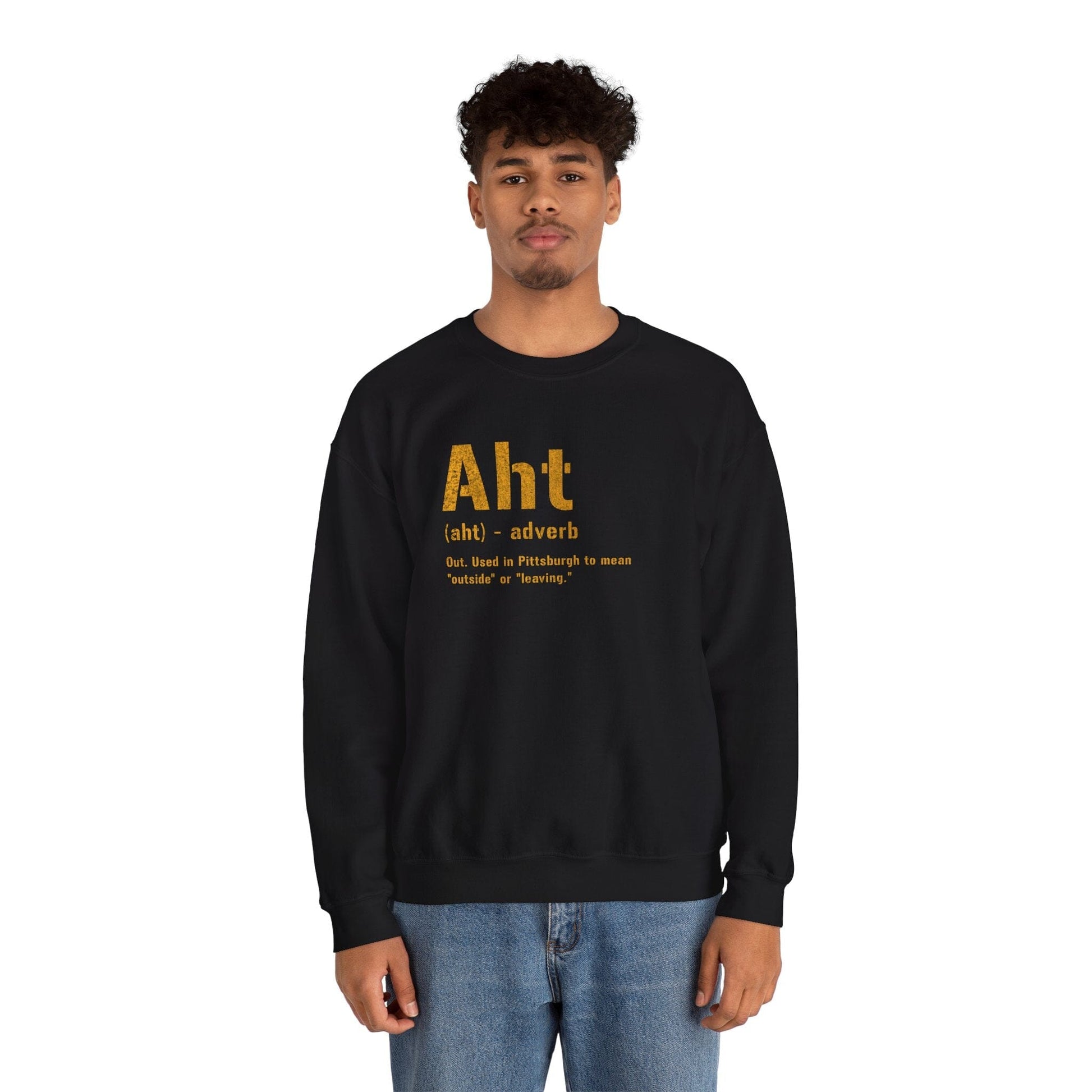 Aht Sweatshirt - Pittsburghese Crewneck Sweatshirt Yinzergear