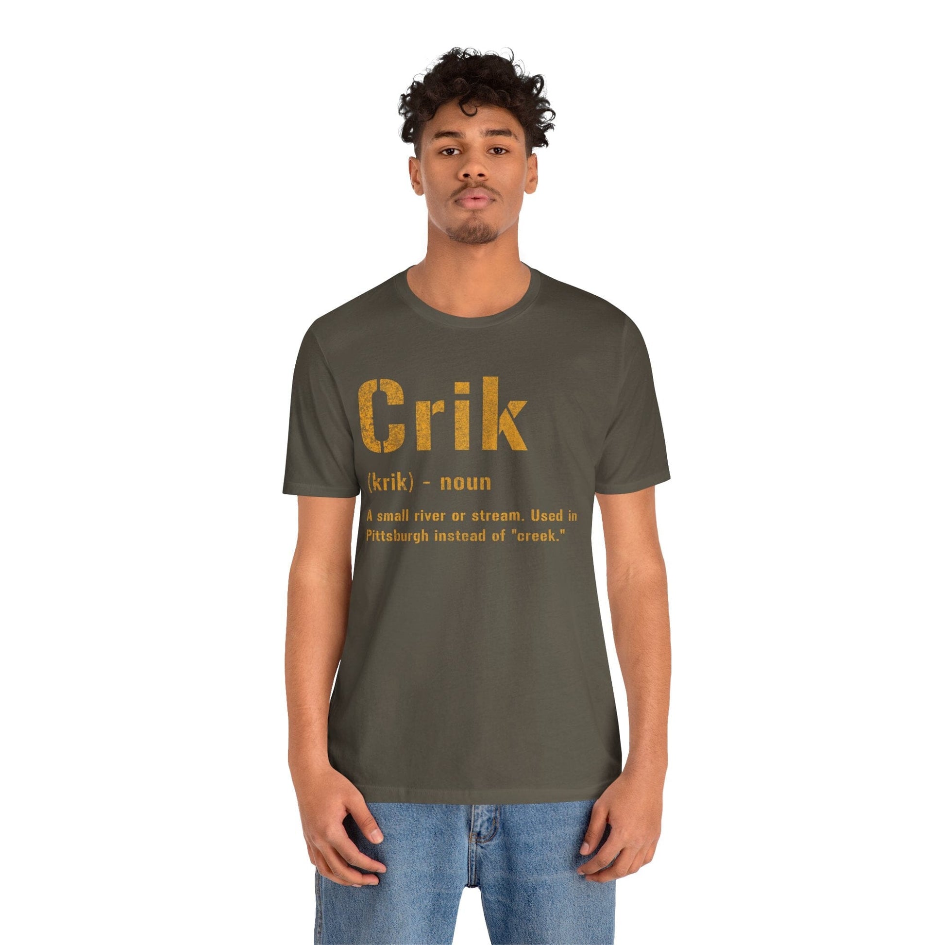 Crik T-Shirt | Pittsburghese Shirt | Great Yinzer Gift | Pittsburgh Tee | Steel City Clothing T-Shirt Yinzergear