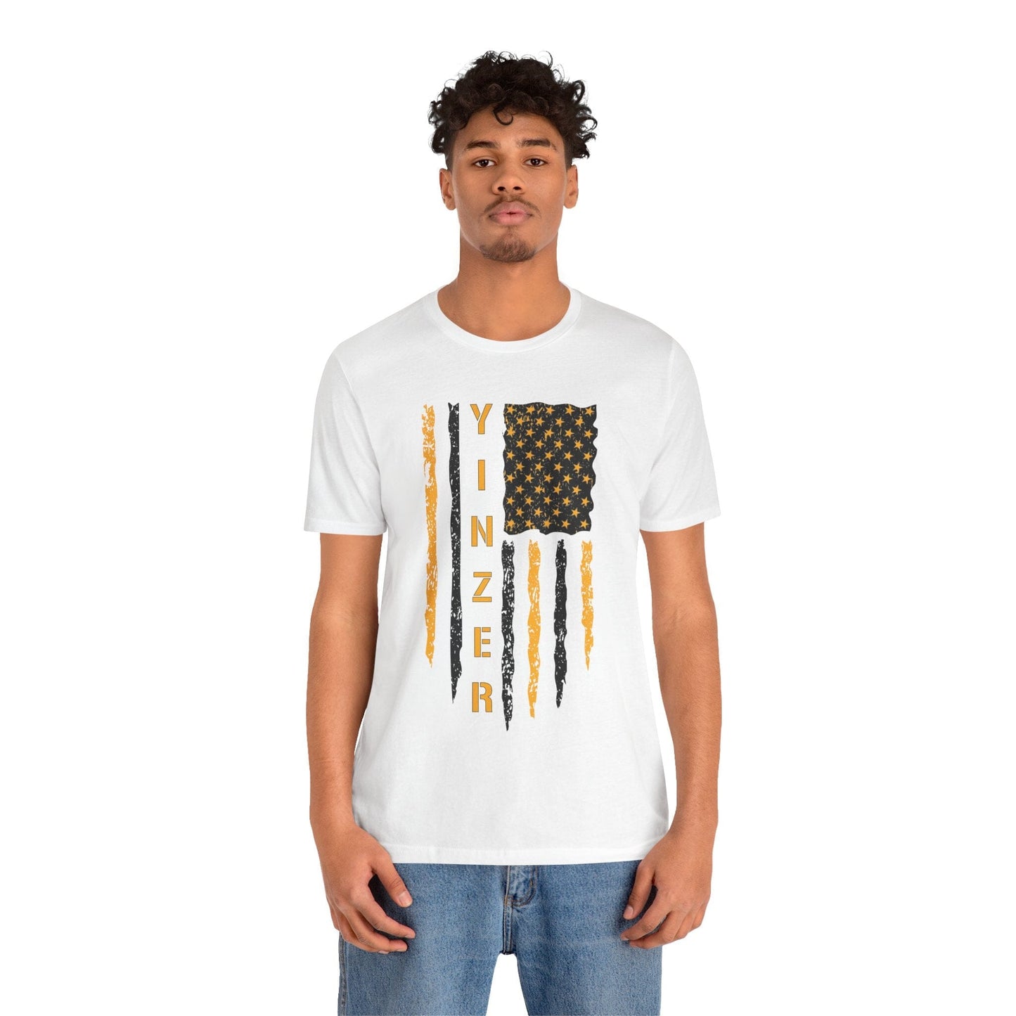 Yinzer Flag T-Shirt - Let Your Pittsburgh Pride Fly T-Shirt Printify