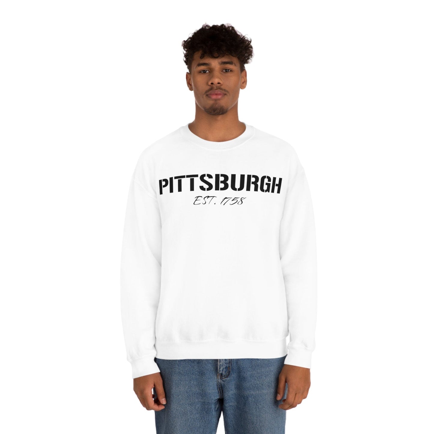 Pittsburgh EST 1758 Sweatshirt Sweatshirt Printify