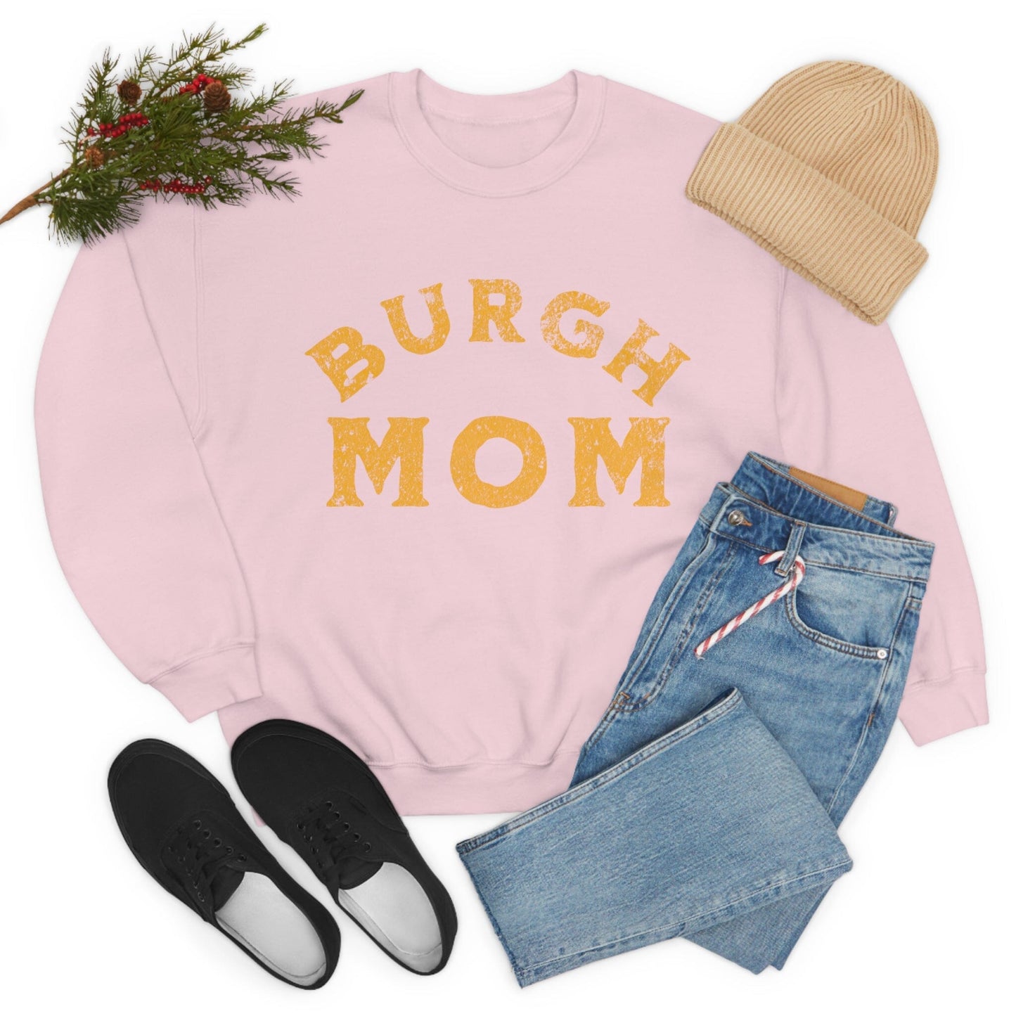Burgh Mom Sweatshirt Sweatshirt Printify