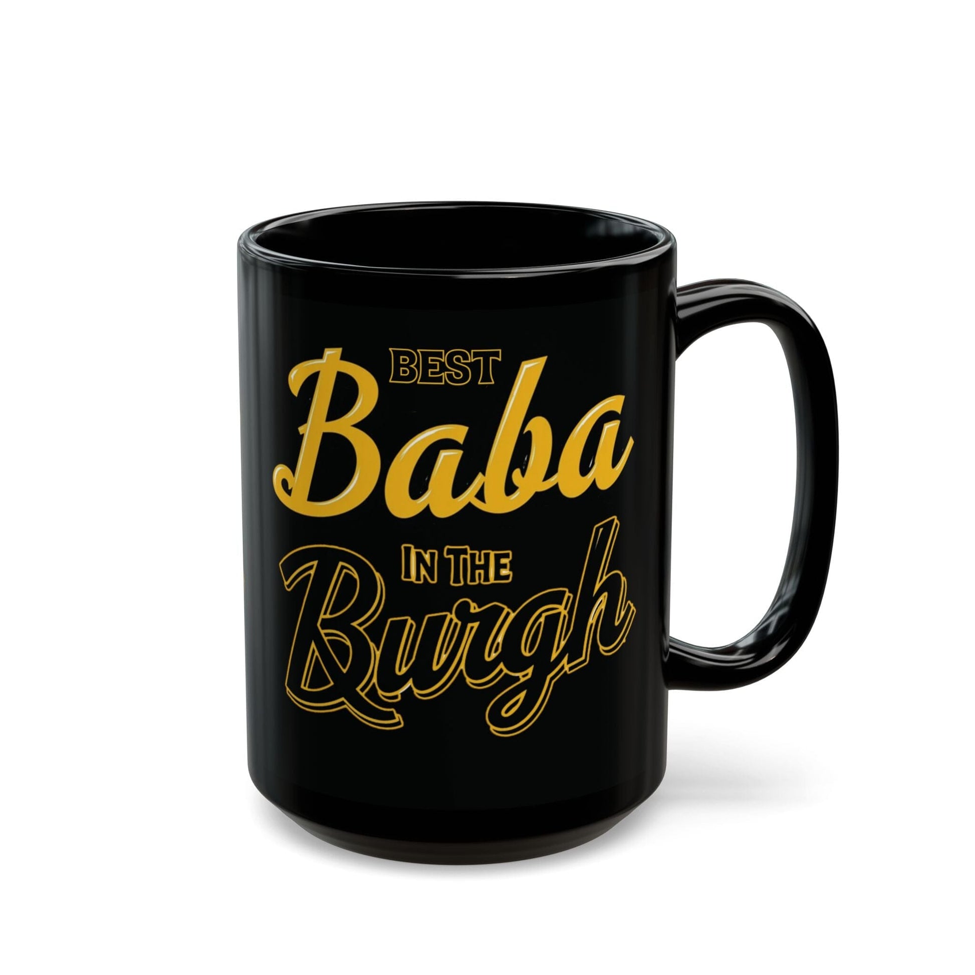 Best Baba in the Burgh Coffee Mug - Pittsburgh Grandma Gift Mug Printify 15oz