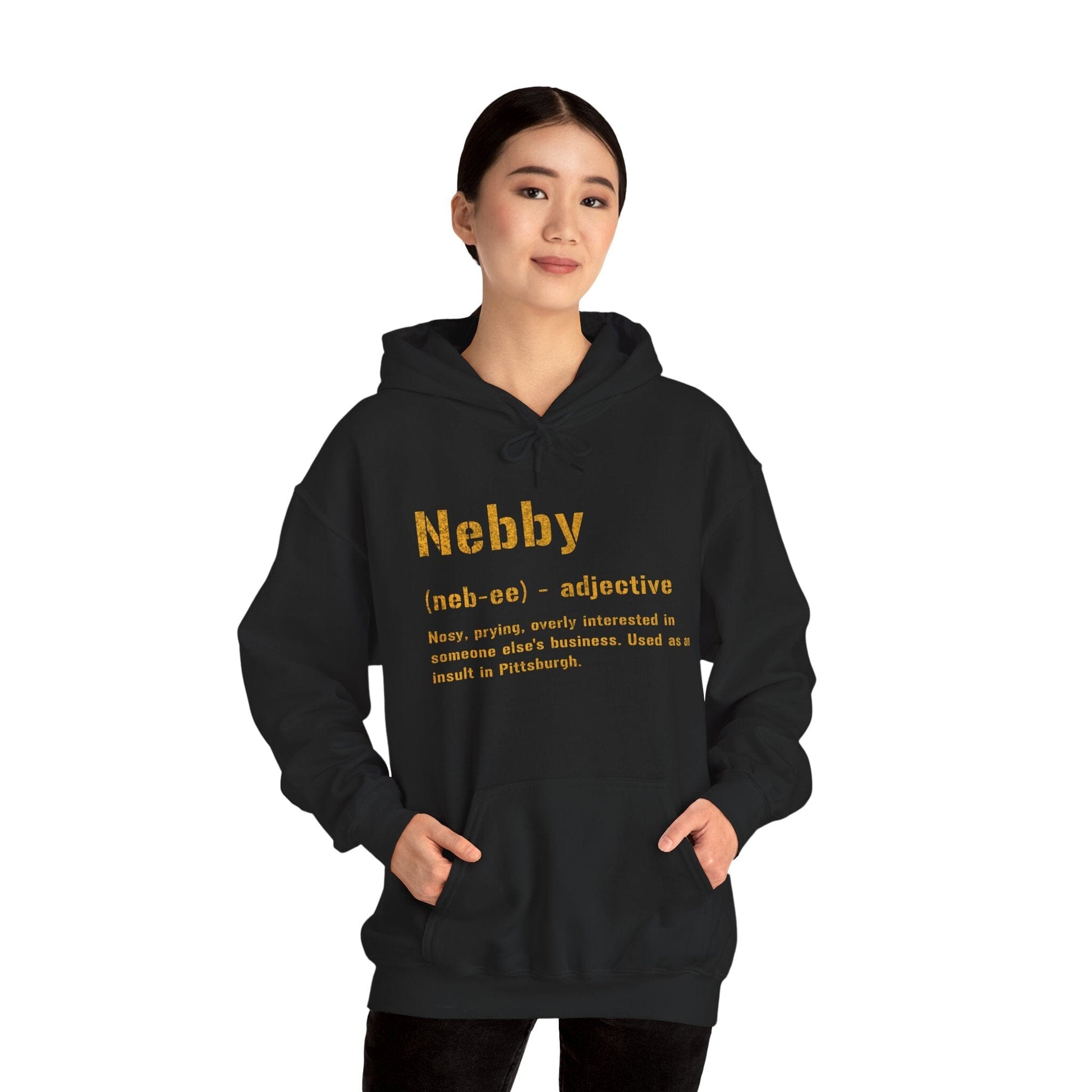 Nebby Definition Hoodie - Pittsburgh Pittsburghese Gift Hoodie Printify
