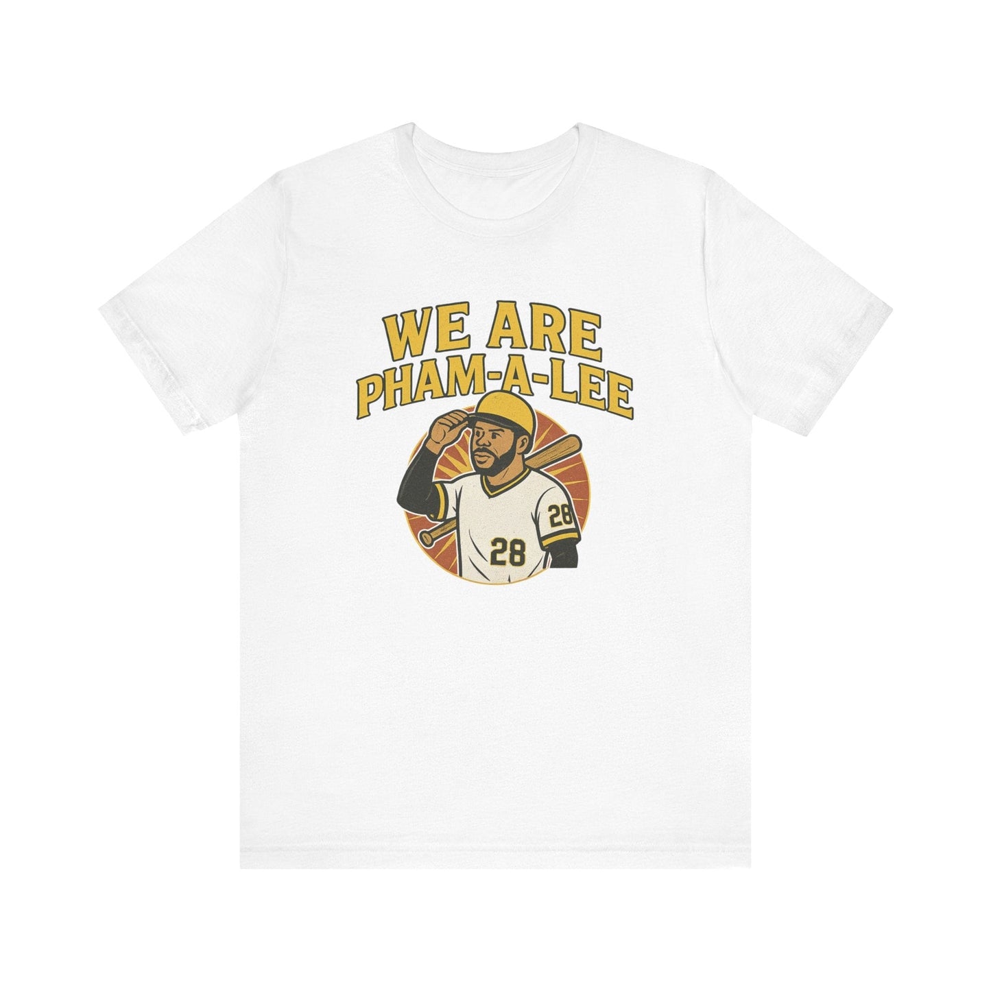 We Are Pham-a-Lee T-Shirt – Tommy Pham Baseball Fan Shirt - Pittsburgh Pirates 1979 Throwback Shirt T-Shirt Yinzergear White XS